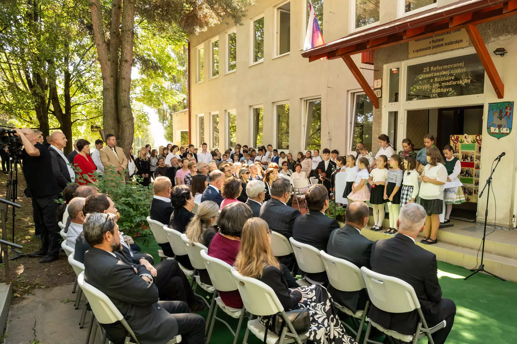 2025-09-18 Rozsnyói Református Iskolaközpont, bővítés, alapkőletétel