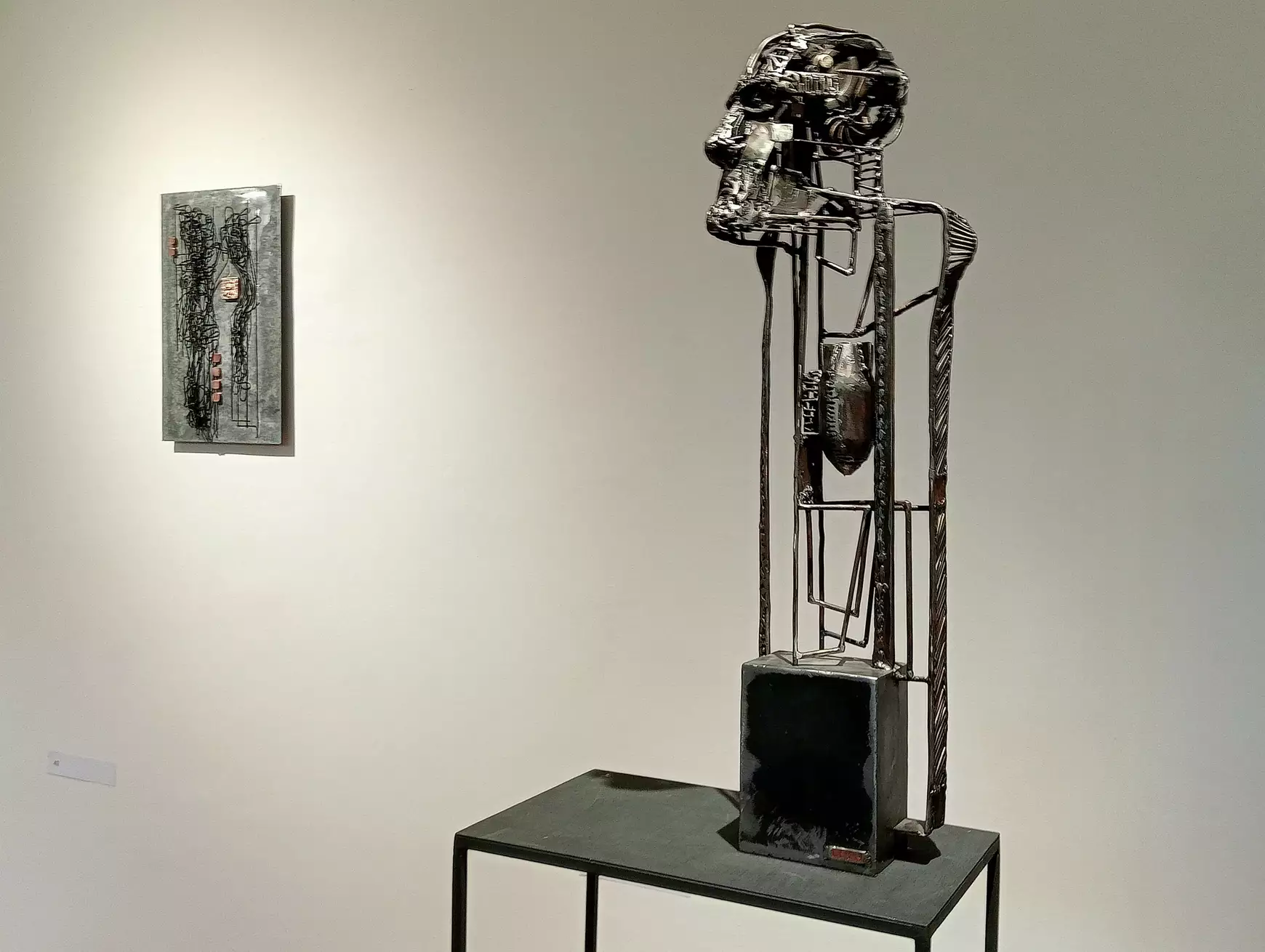 Ecce homo – Íme az ember: Čech Gábor „beszédes” fémszobrai a Platz Galériában– KÉPEKKEL
