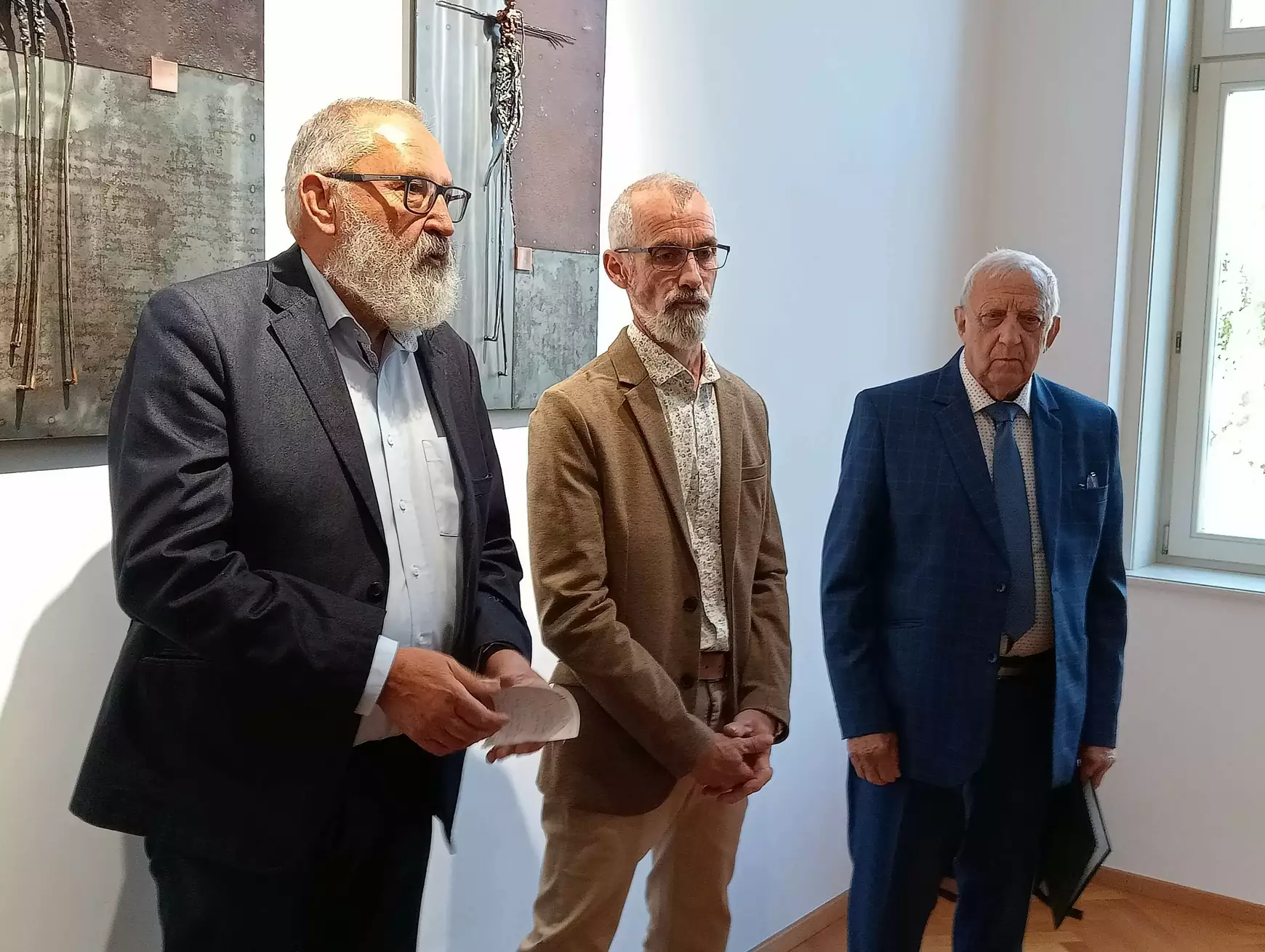 Ecce homo – Íme az ember: Čech Gábor „beszédes” fémszobrai a Platz Galériában– KÉPEKKEL