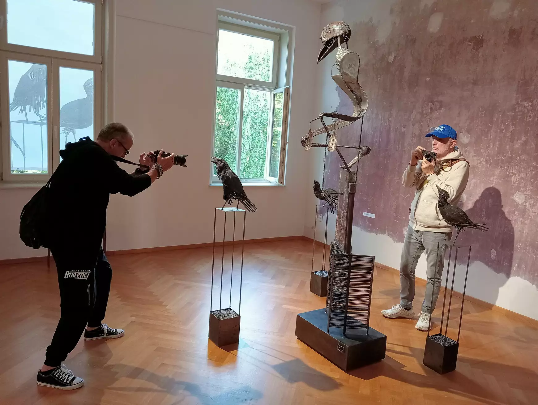 Ecce homo – Íme az ember: Čech Gábor „beszédes” fémszobrai a Platz Galériában– KÉPEKKEL