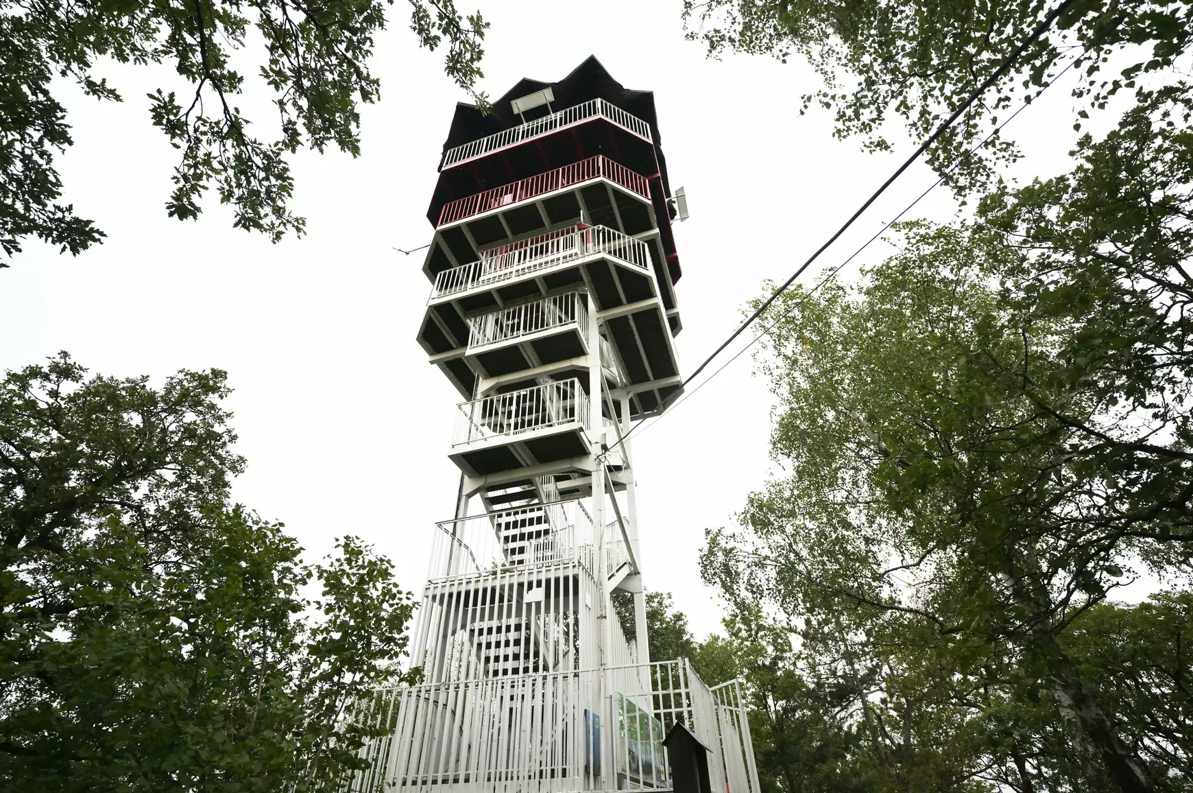 Kassa, kilátó, kilátótorony, Várhegy, Hradová