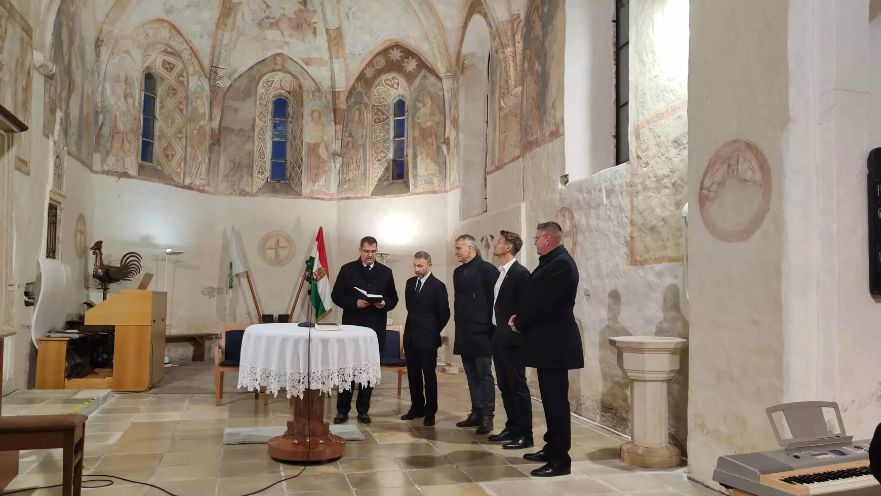 A somorjai református templomban, amely Csallóköz egyik legrégibb és egyben legszebb gótikus temploma