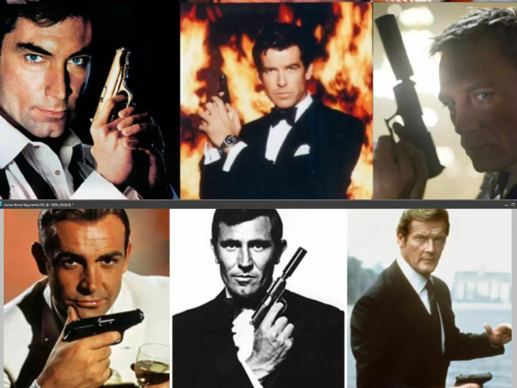 James Bond fegyverrel