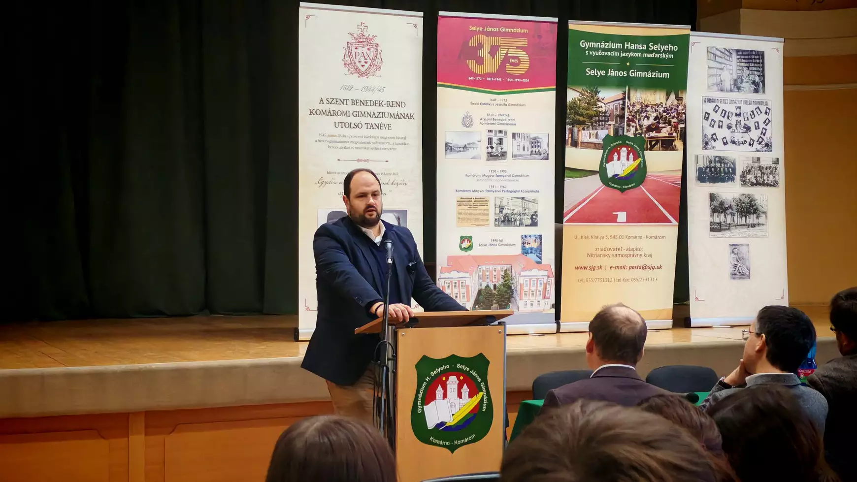 Nacsa Lőrinc előadása a diákoknak
