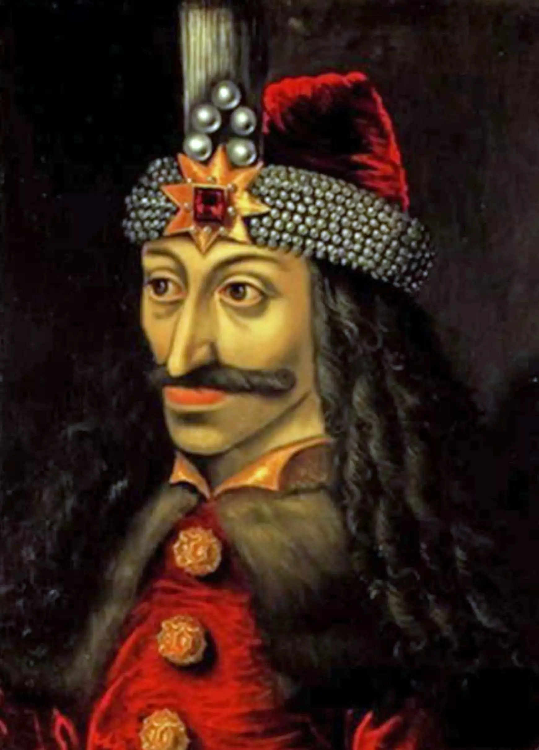 III. Vlad avagy karóbahúzó Vlad havasalföldi fejedelem képe a tiroli Ambras kastélyban