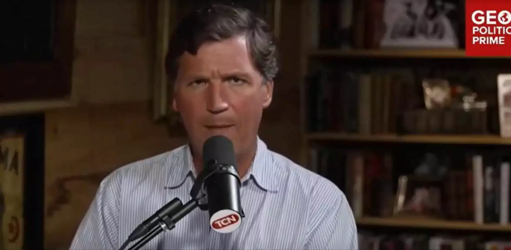 Tucker Carlson - saját kommentár műsorában - 2026 - Rumble - reprofoto