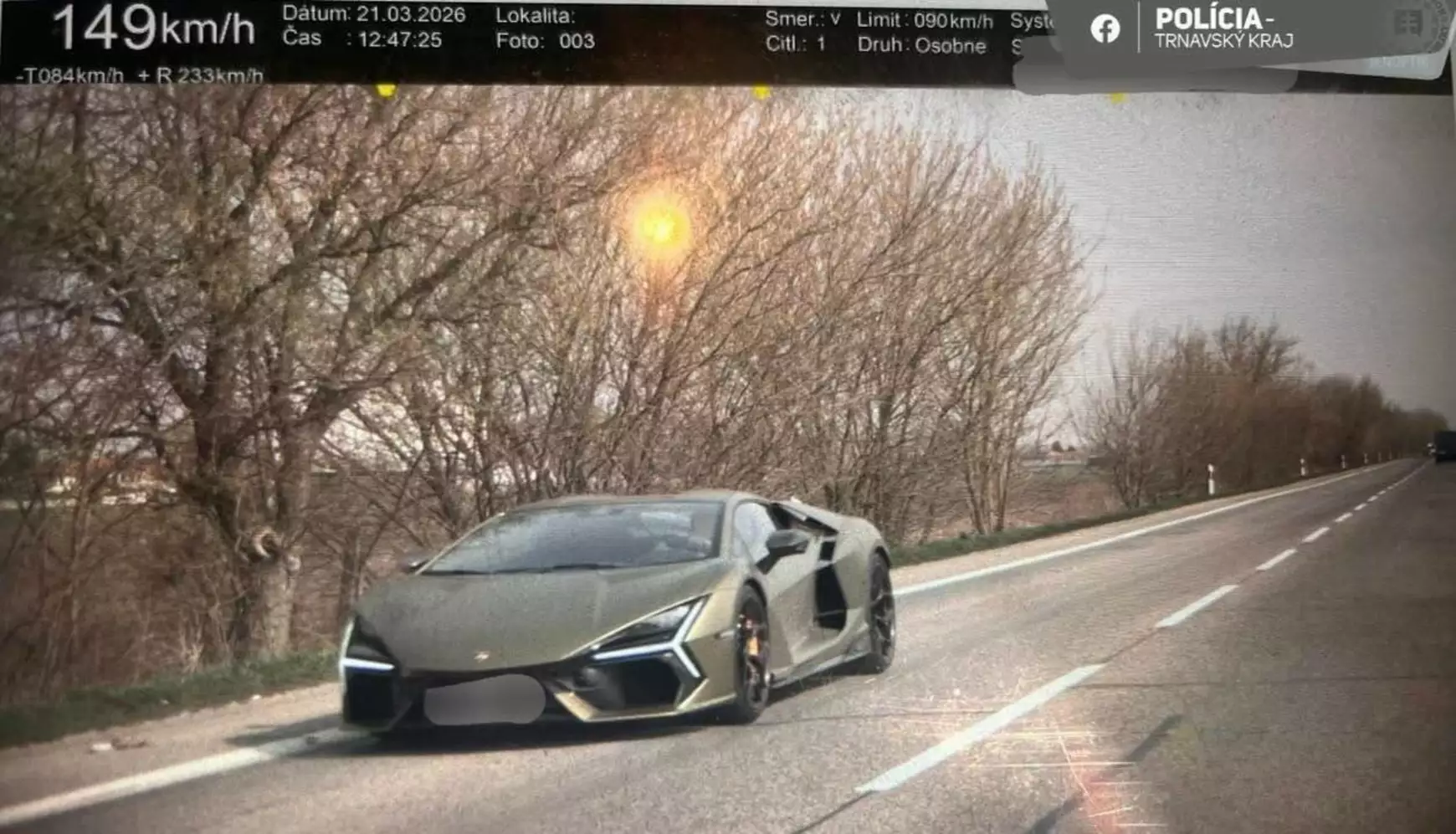 Gyorshajtás Lambo