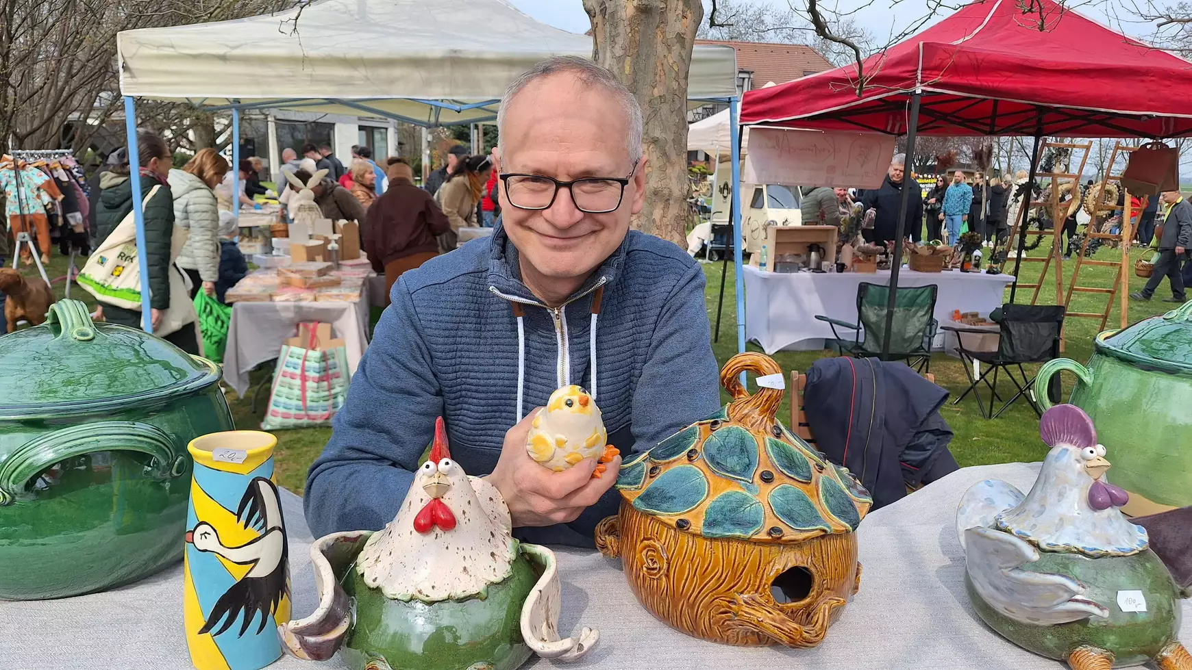 A húsvéti csilizközi őstermelői piac forgatagában...