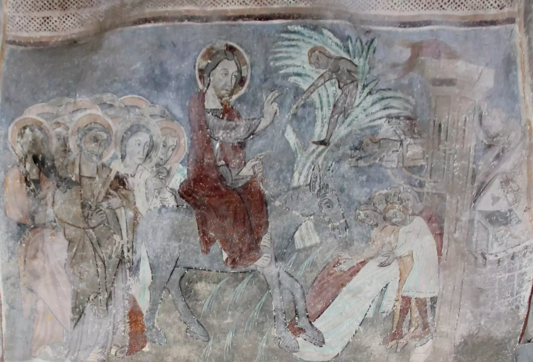 Gecelfalva&nbsp;14. századi templomának falait gótikus falfestményekkel ékesítették
