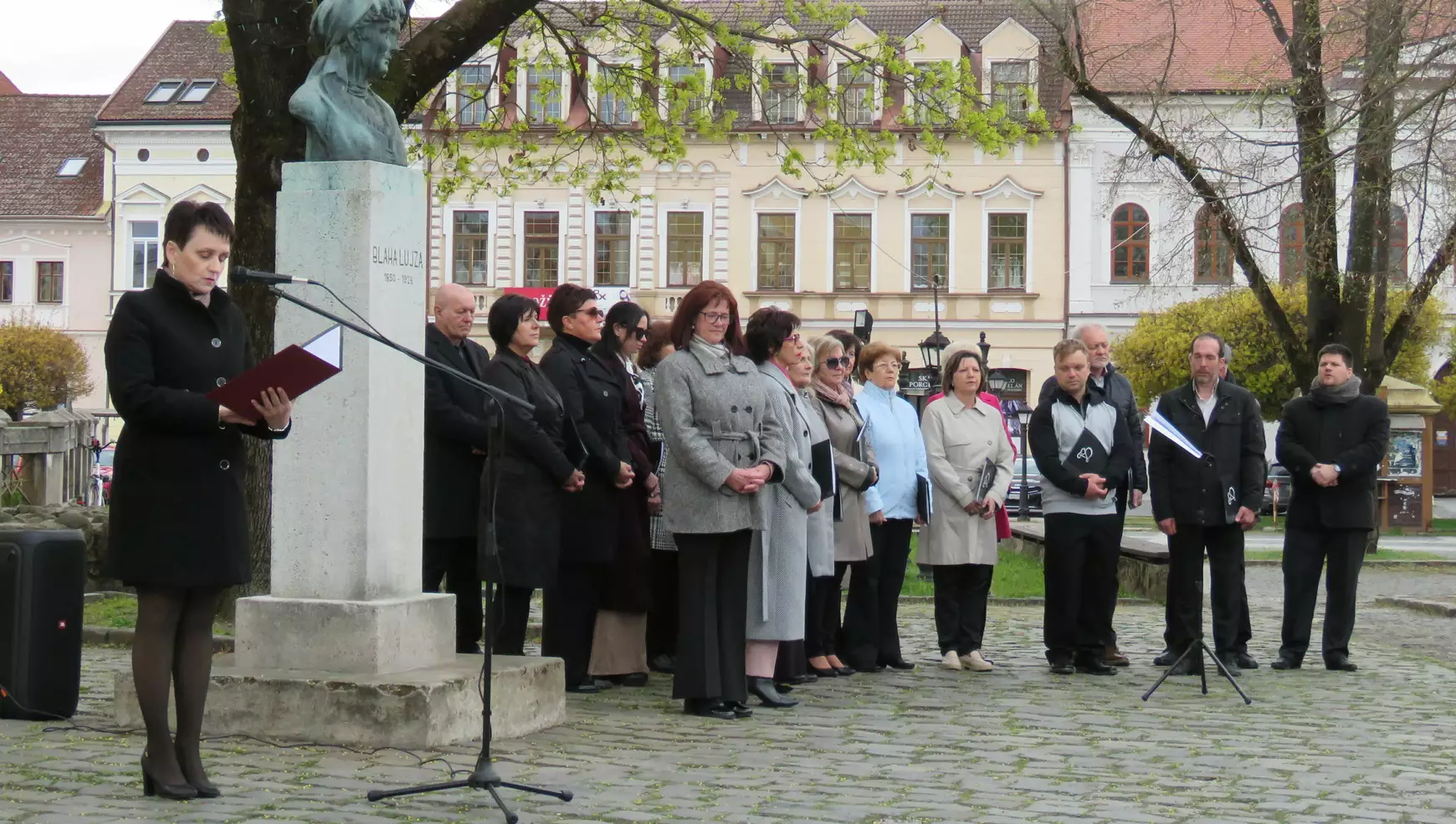 Blaha Lujza megemlékezés Rimaszombatban