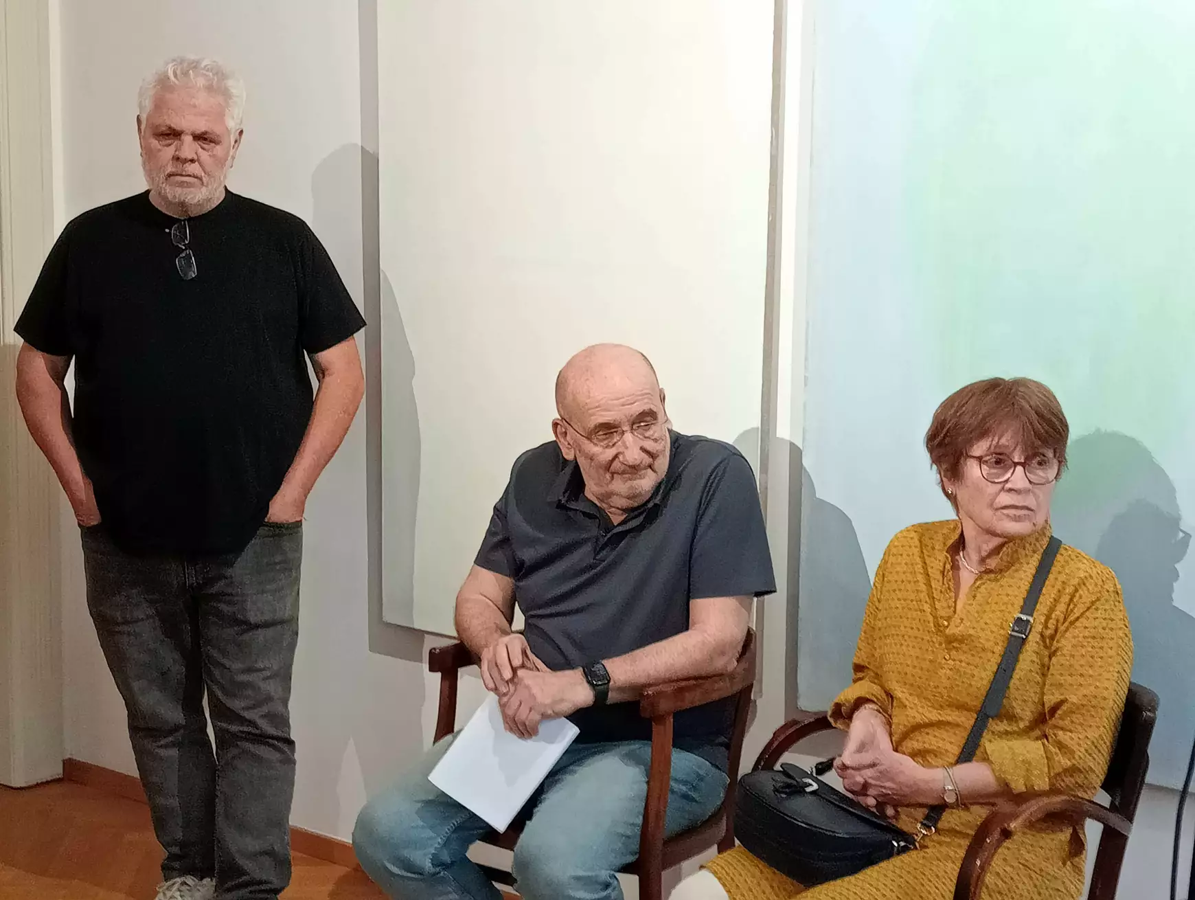 Megnyílt a Munkácsy Mihály-díjas Krajcsovics Éva festménykiállítása a komáromi PLATZ Galériában - KÉPEKKEL