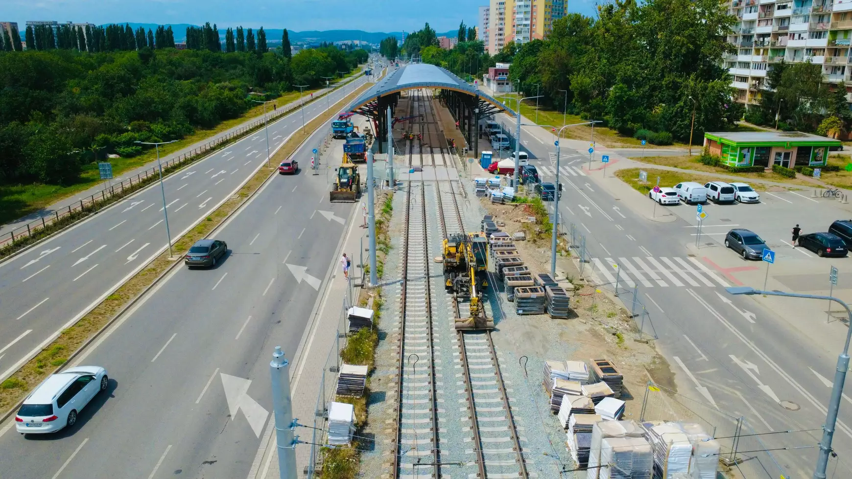 Kassa, villamos, villamossínek, felújítás, Tóvárosi lakótelep