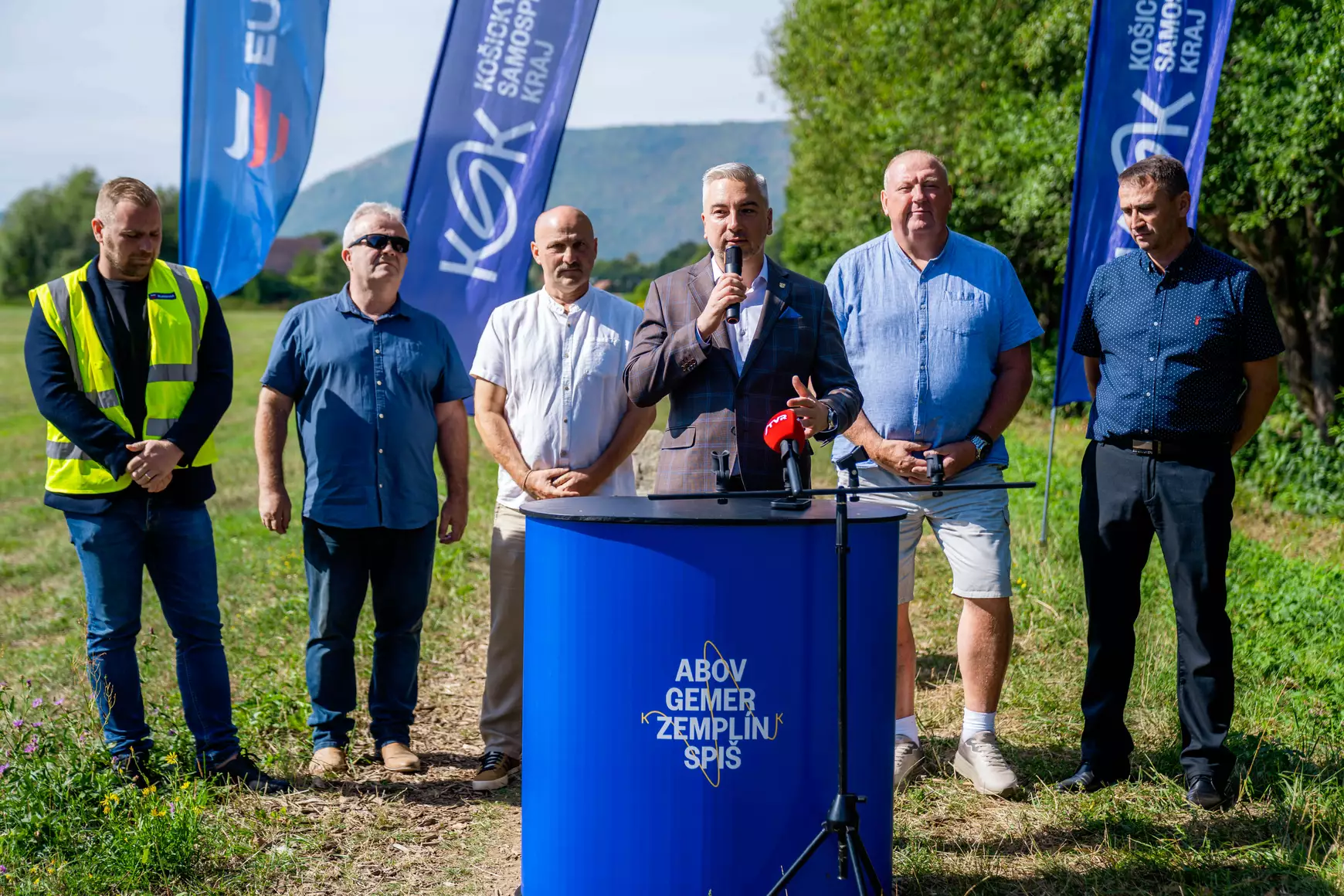 kerékpárút, bicikliút, fejlesztés, Gömör, Rozsnyó, Gombaszög, Make GMR Great Again, alapkőletétel