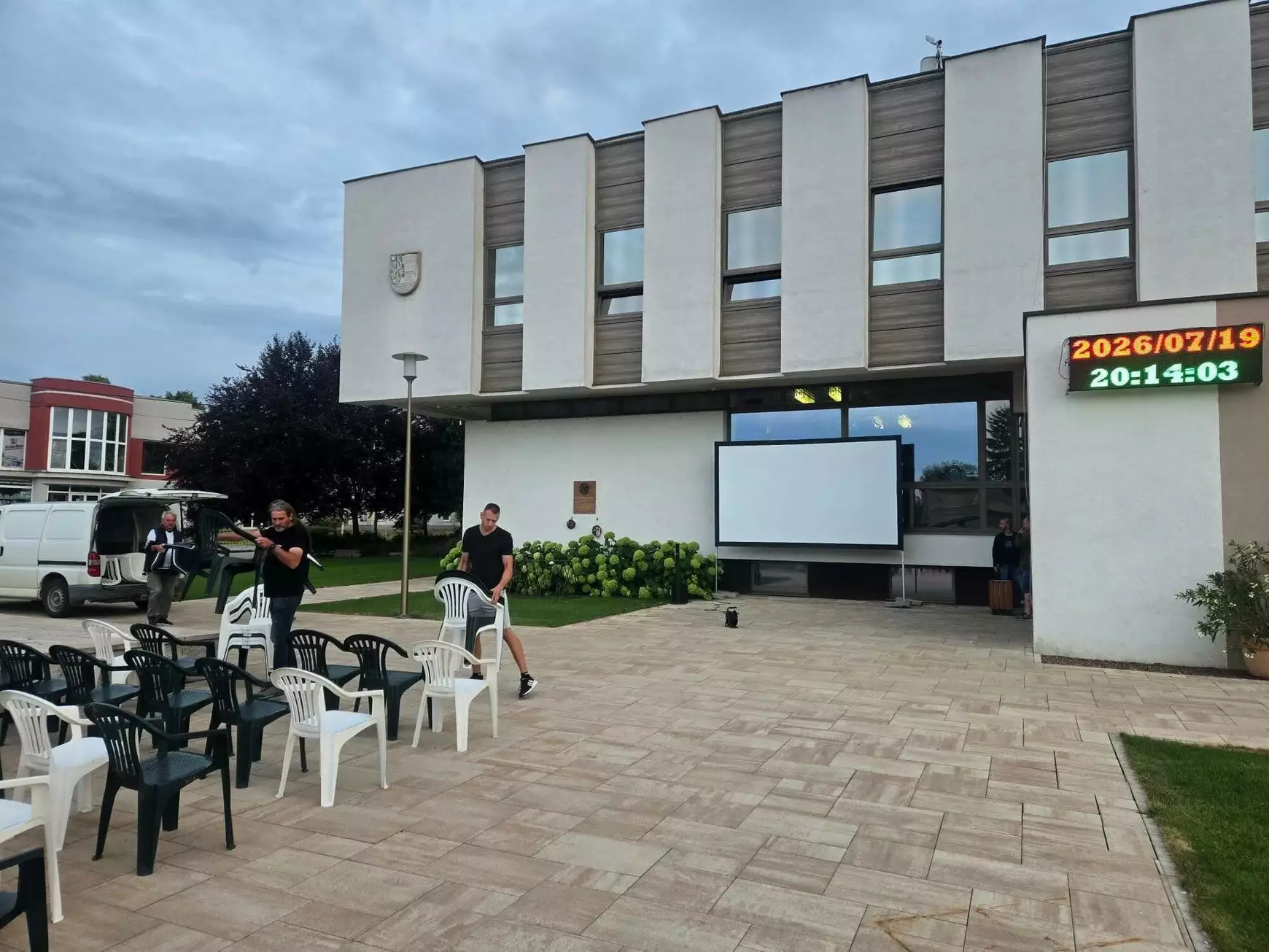 A kultúrház épülete