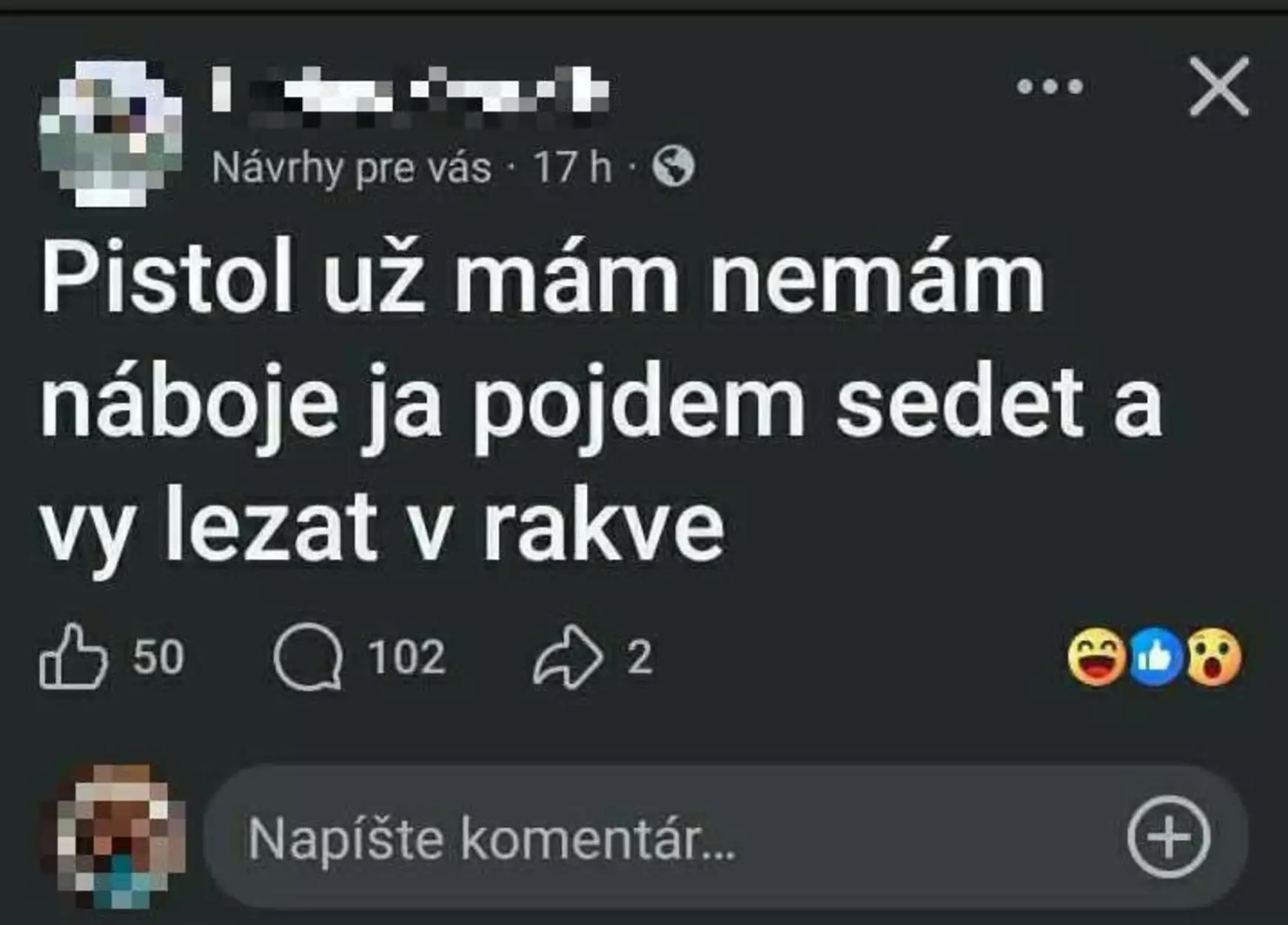 Fenyegető üzenet