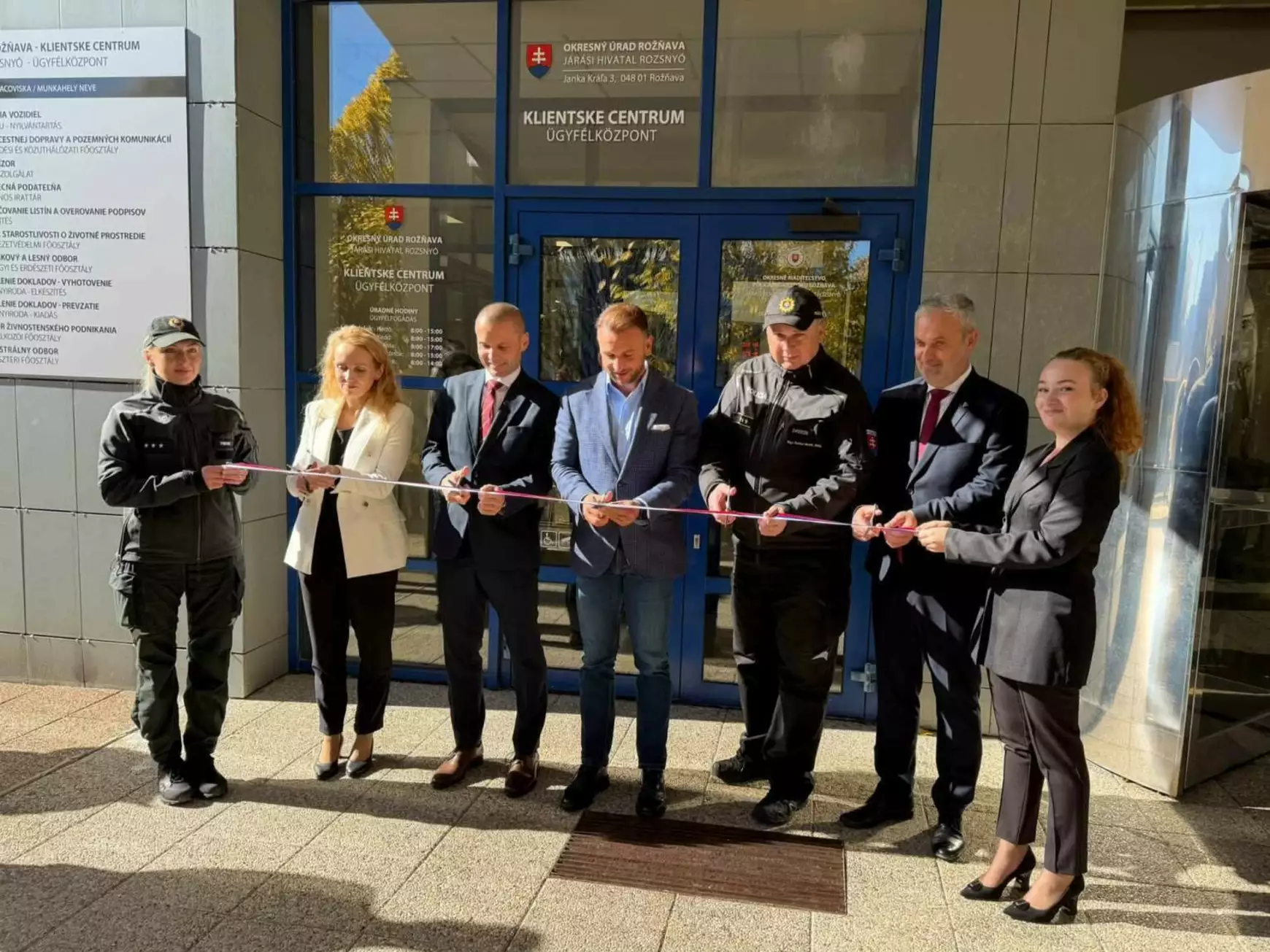 Rozsnyó, Rozsnyói Járási Hivatal, ügyfélközpont