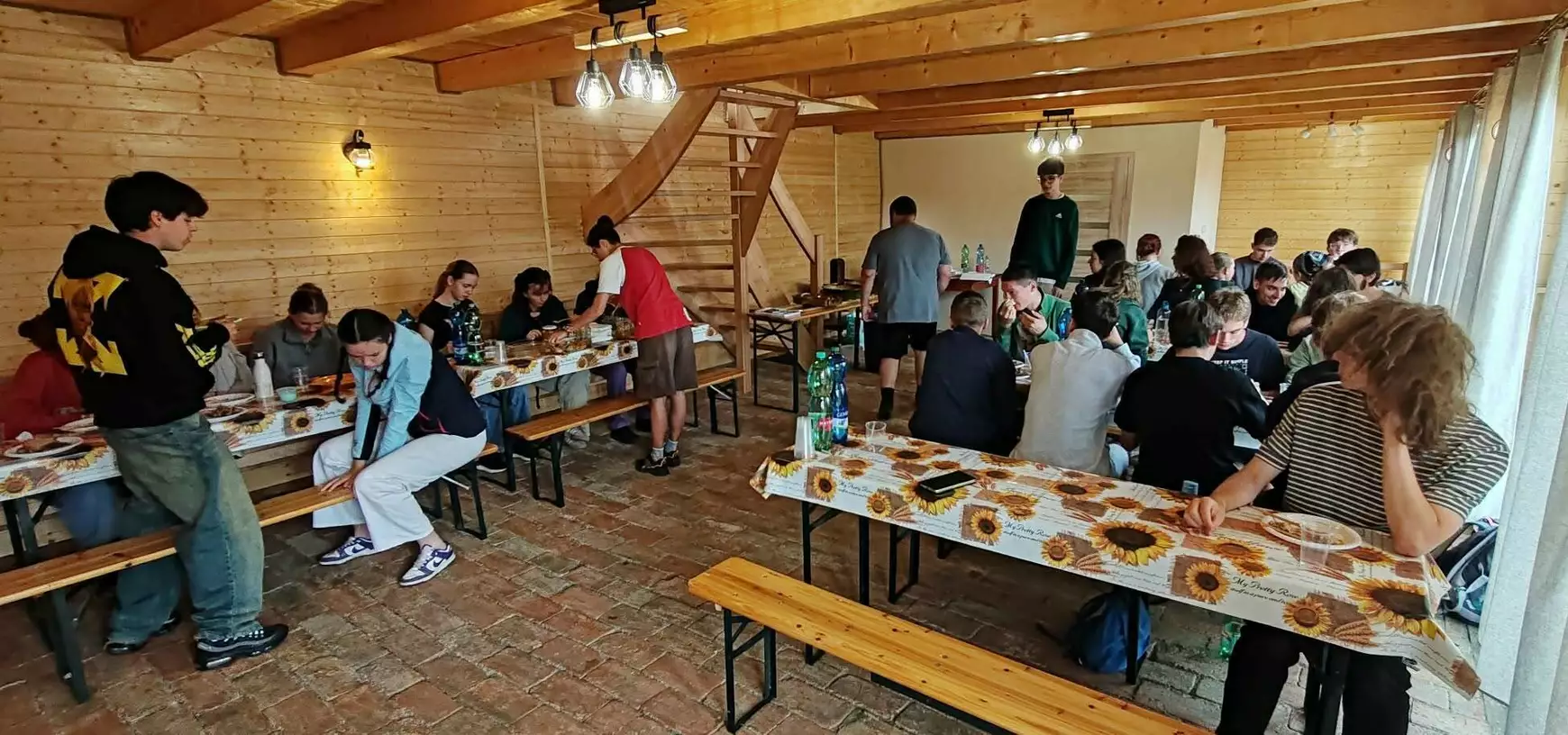 Vendégek a közösségi házban
