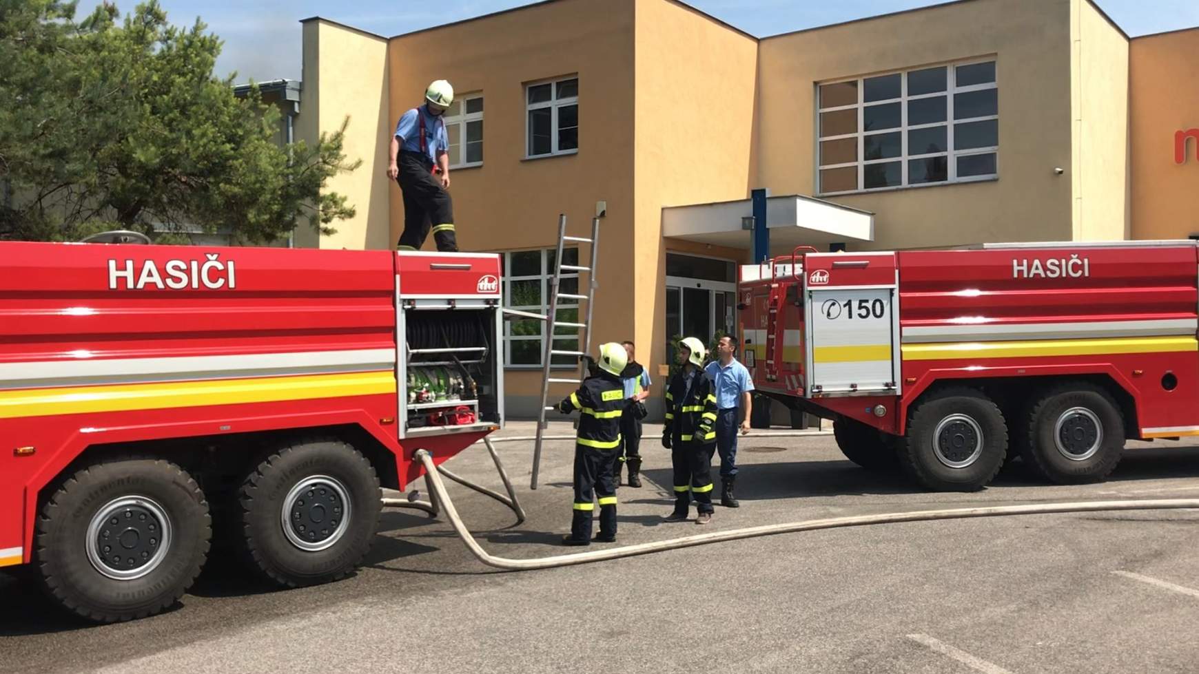 Tűz a Fornetti-gyárban Tűz a Fornetti-gyárban