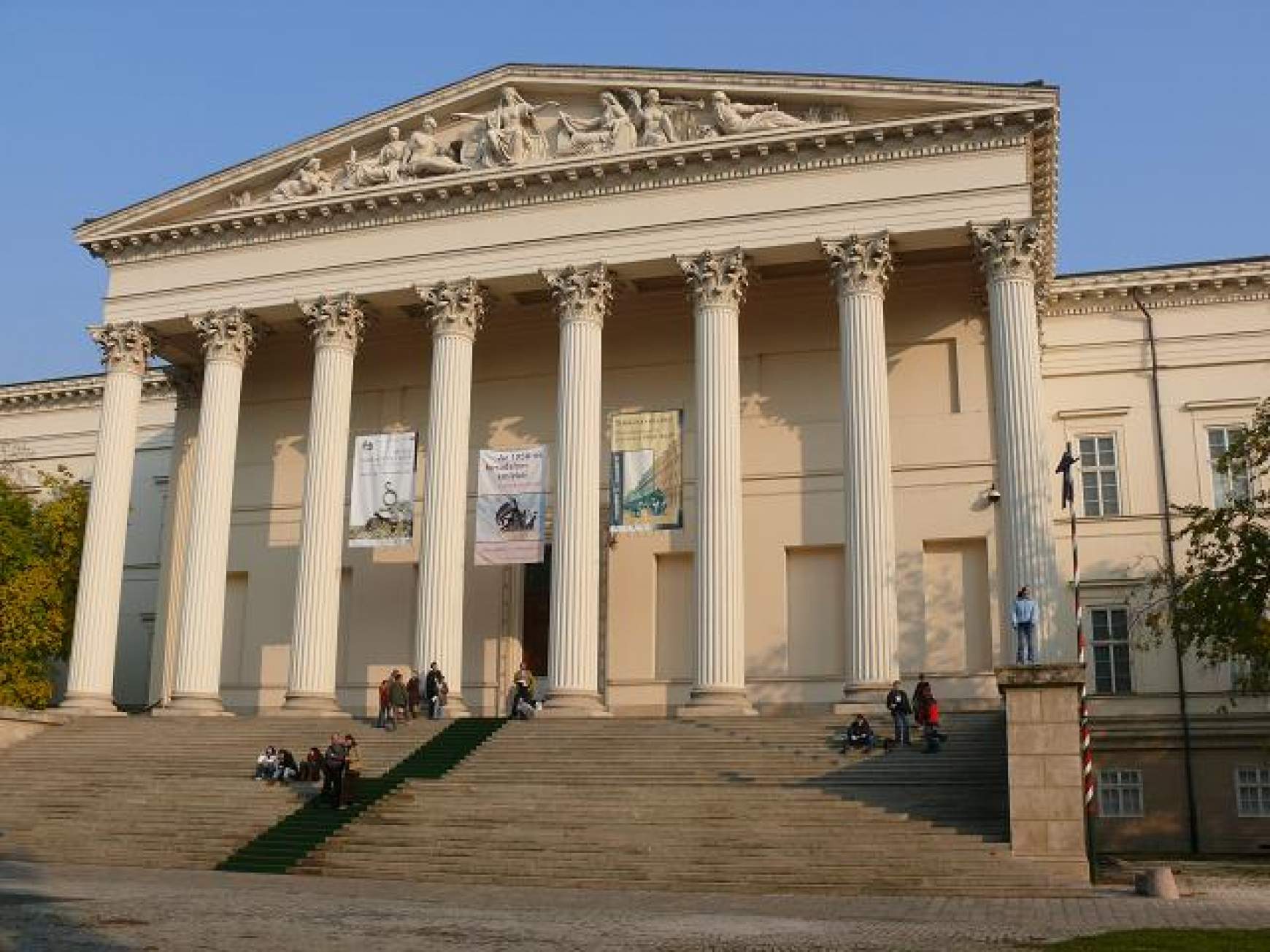 A Magyar Nemzeti Múzeum főbejárata