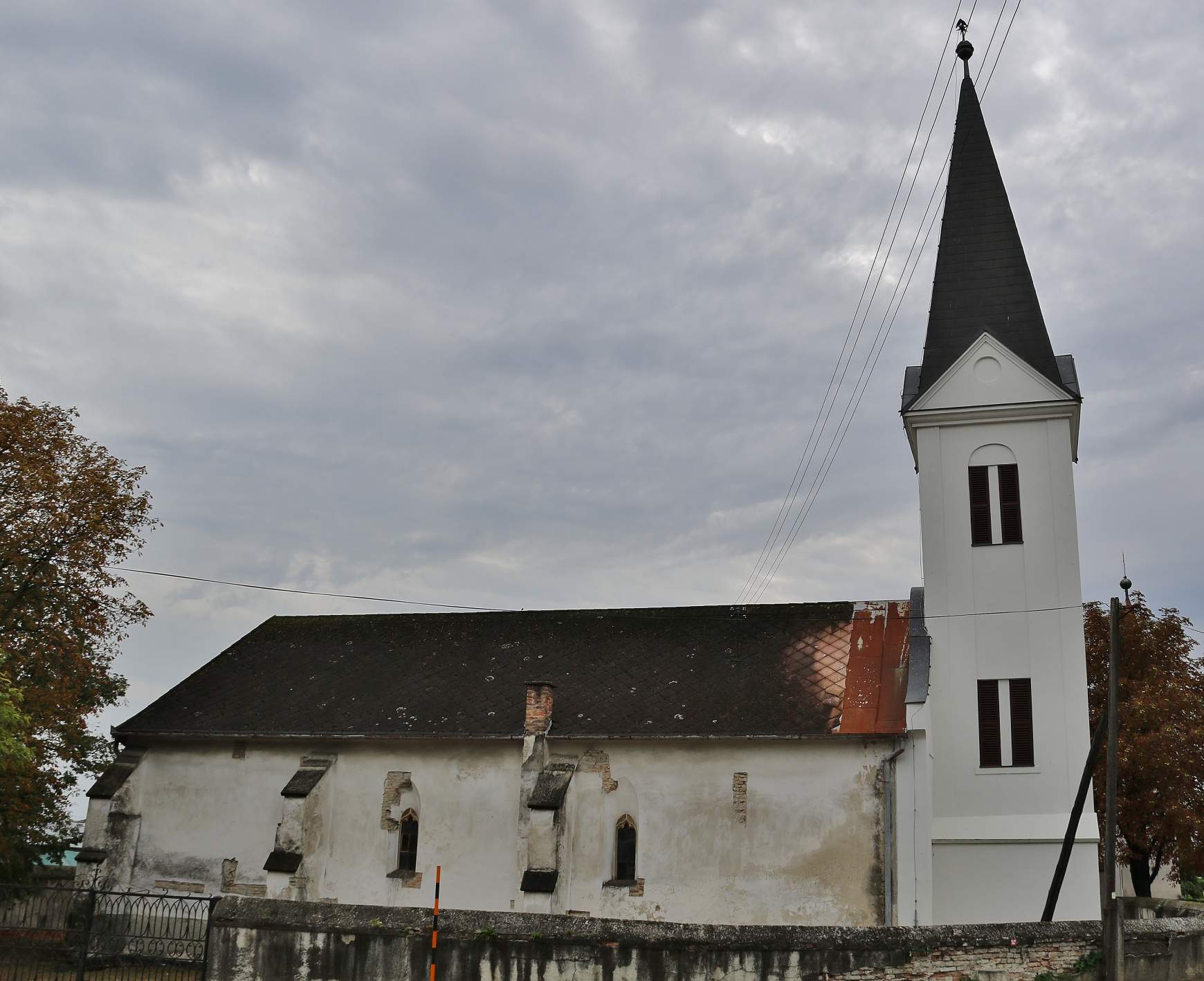 Lakszakállas református temploma