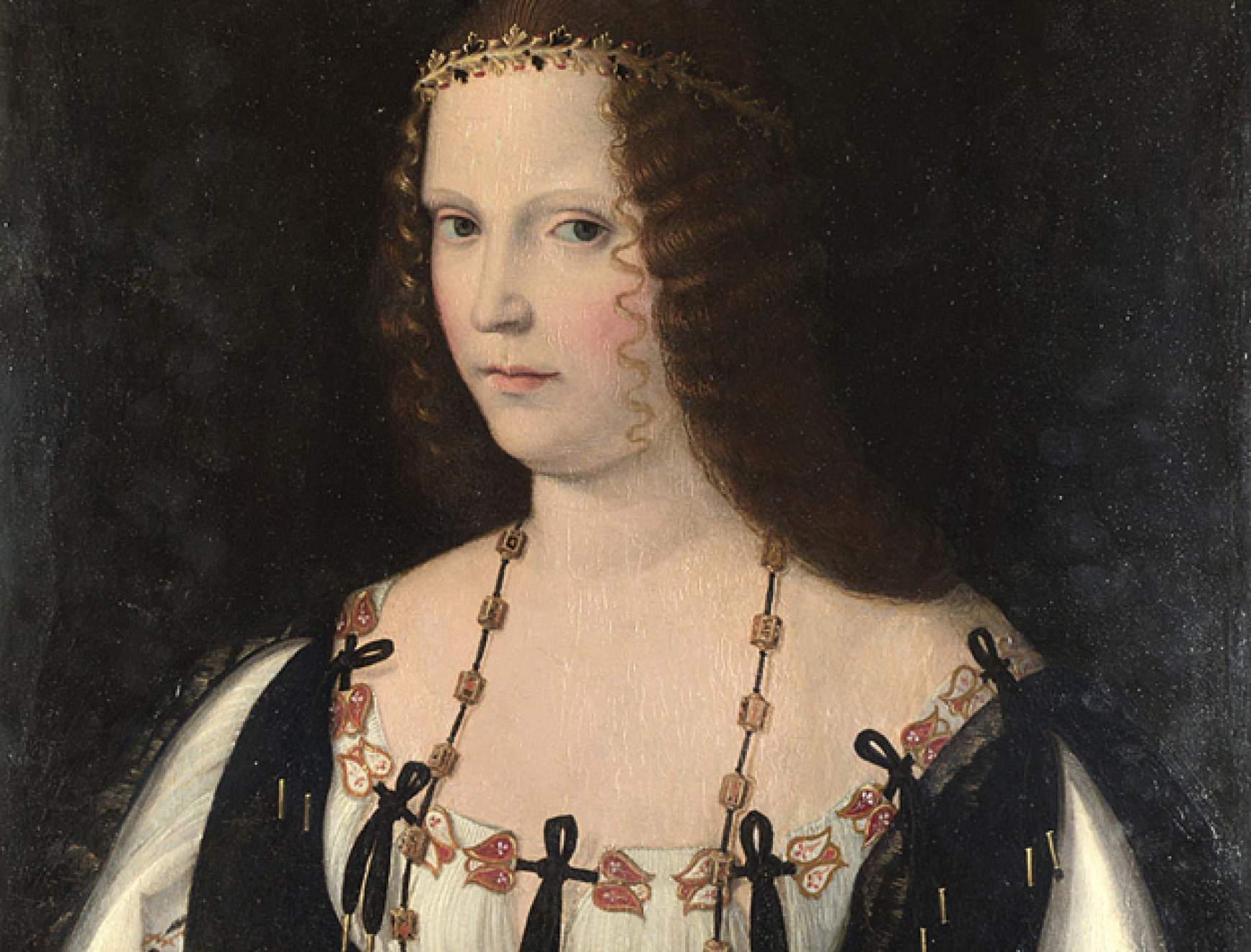 Bartolomeo Veneto: Egy nő portréja - Lukrécia Borgia