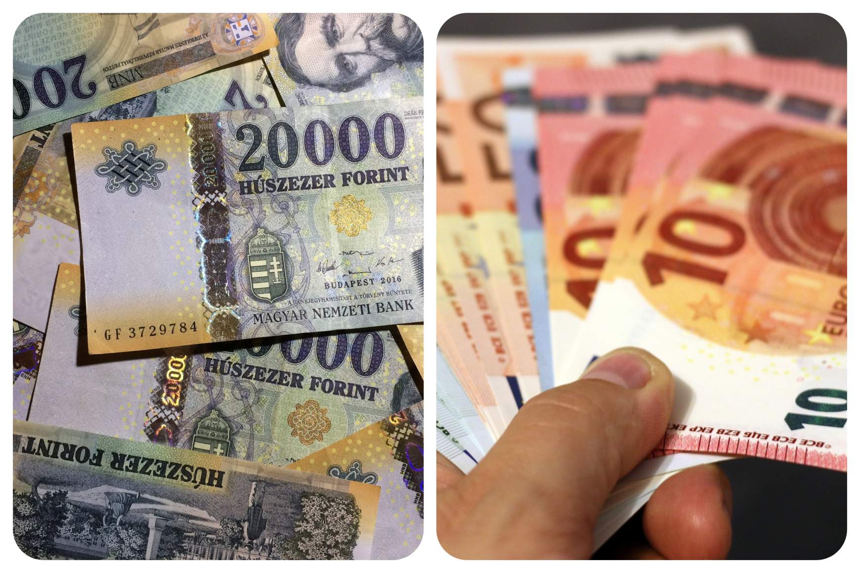 forint-euro forint-euro