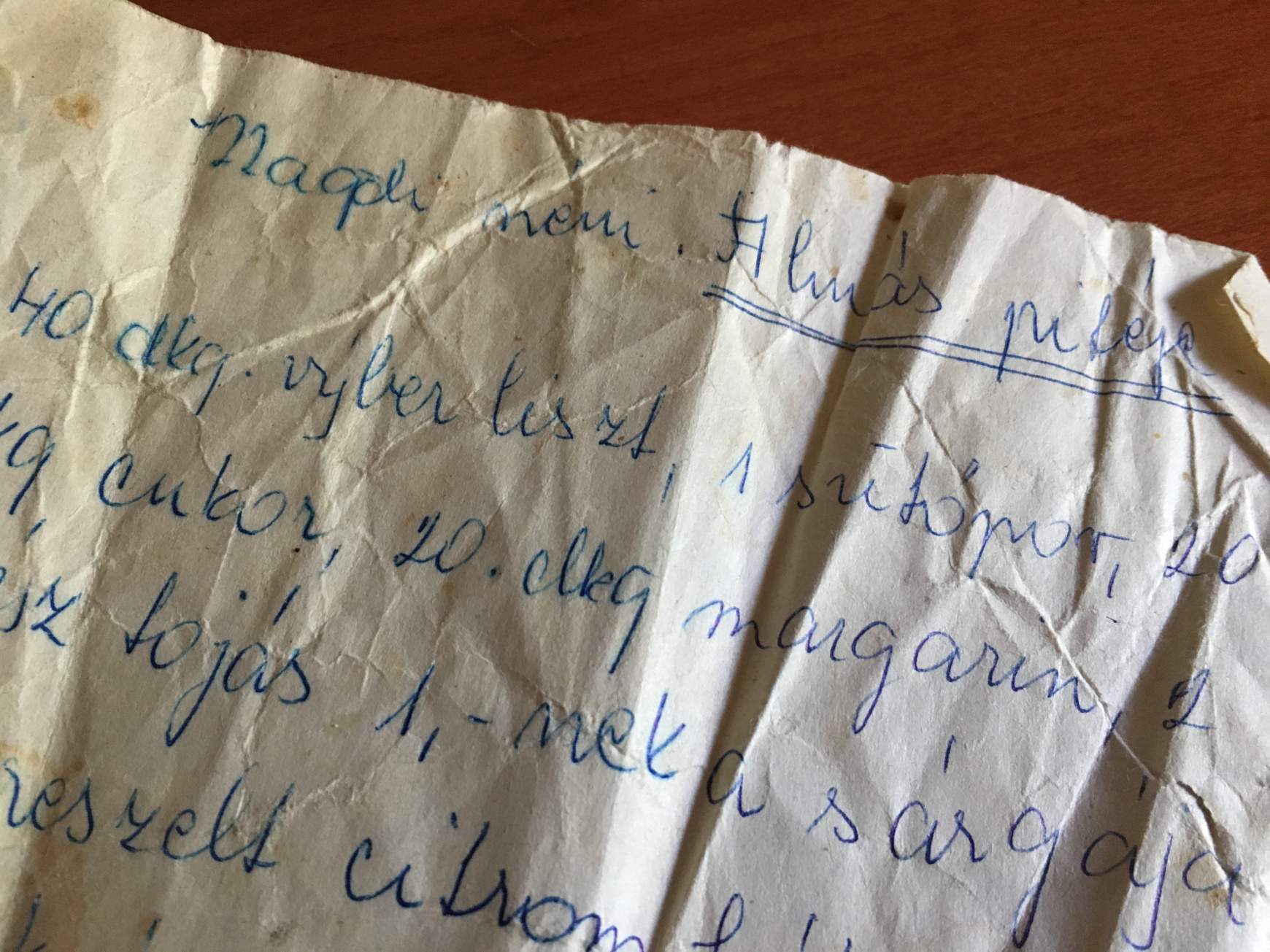 Régi receptek Régi receptek
