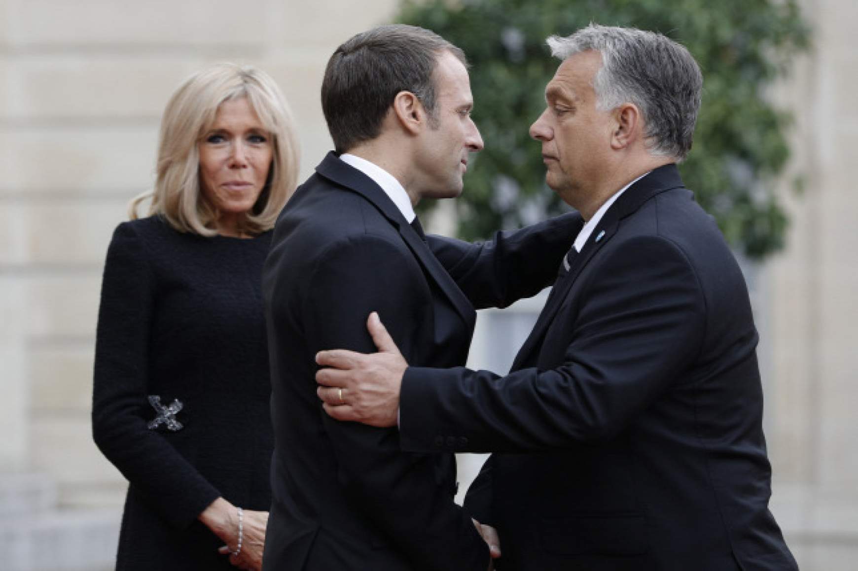 Emmanuel Macron és Orbán Viktor