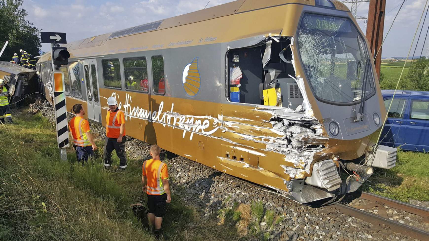 Ausztria - vonat - baleset