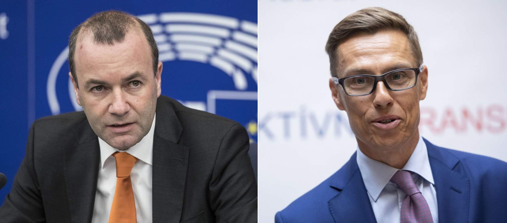 Manfred Weber Alexander Stubb Manfred Weber Alexander Stubb