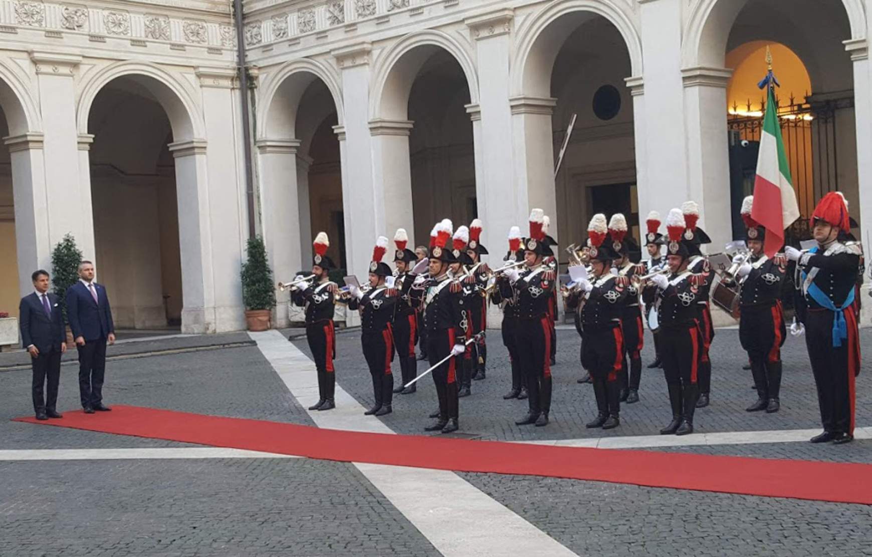 Peter Pellegrini Giuseppe Conte