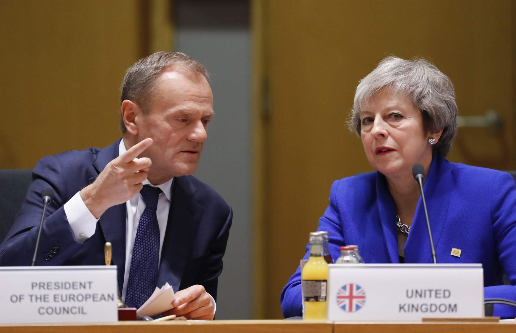 Donald Tusk Theresa May Donald Tusk Theresa May