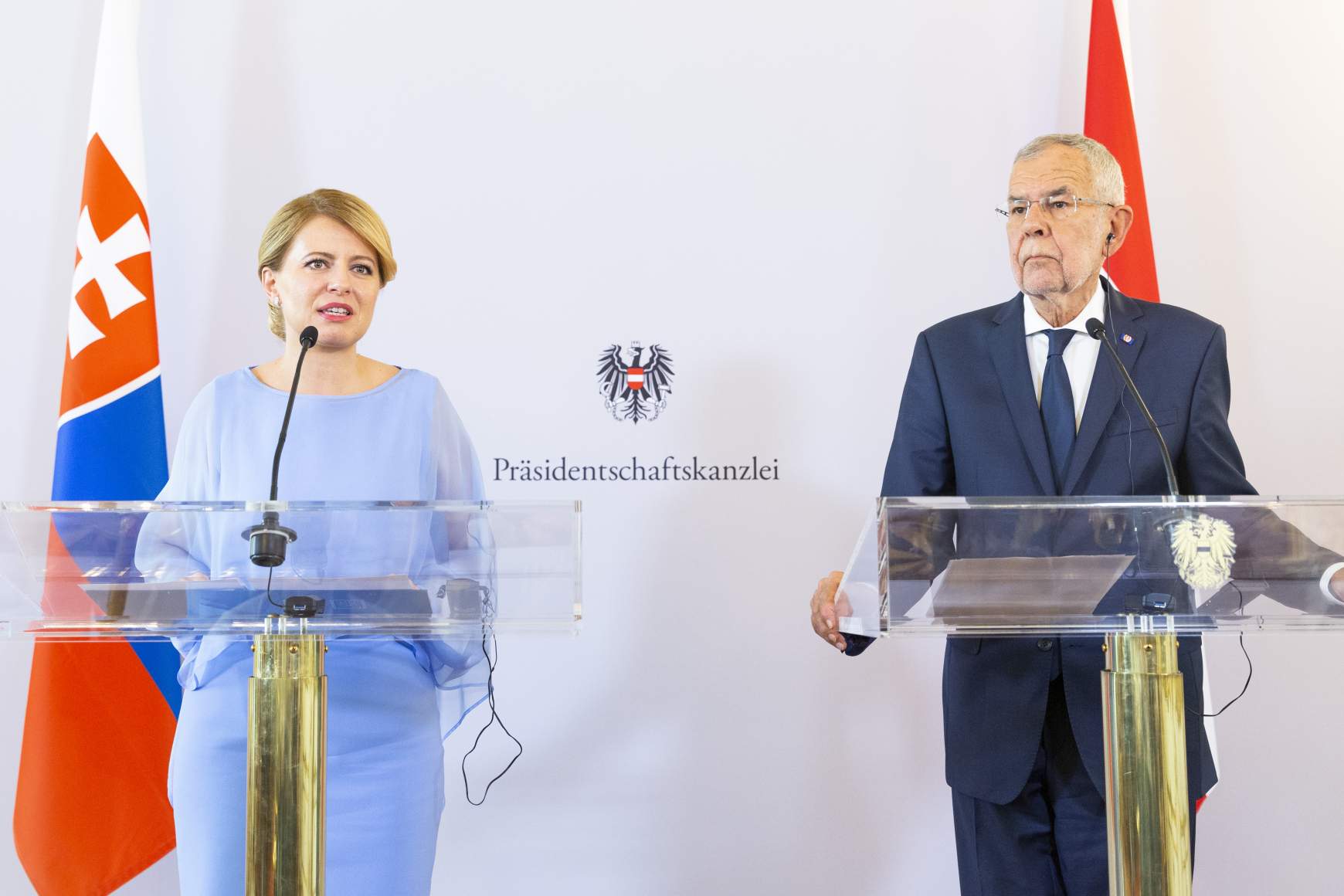 Zuzana Čaputová, Alexander Van der Bellen Zuzana Čaputová, Alexander Van der Bellen