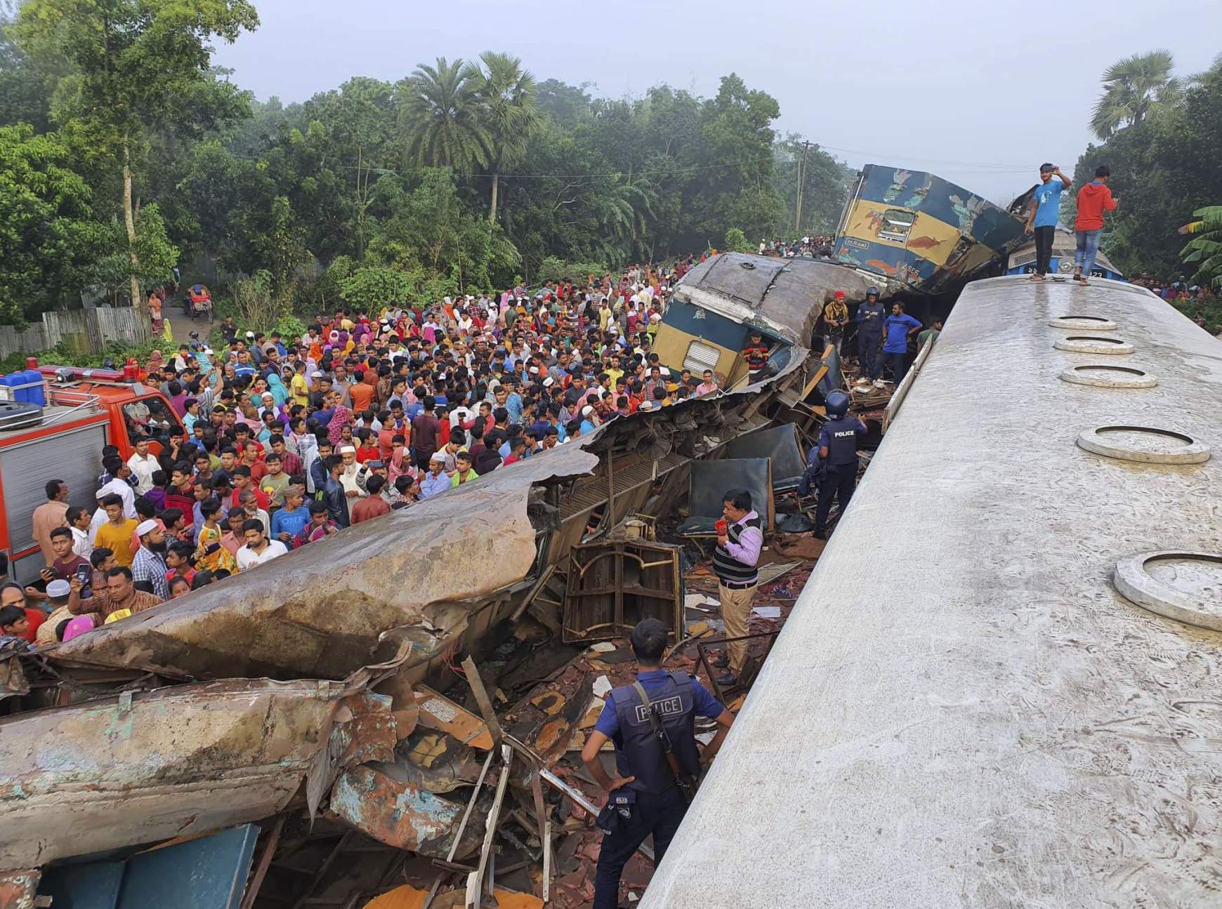 Banglades vonatbaleset