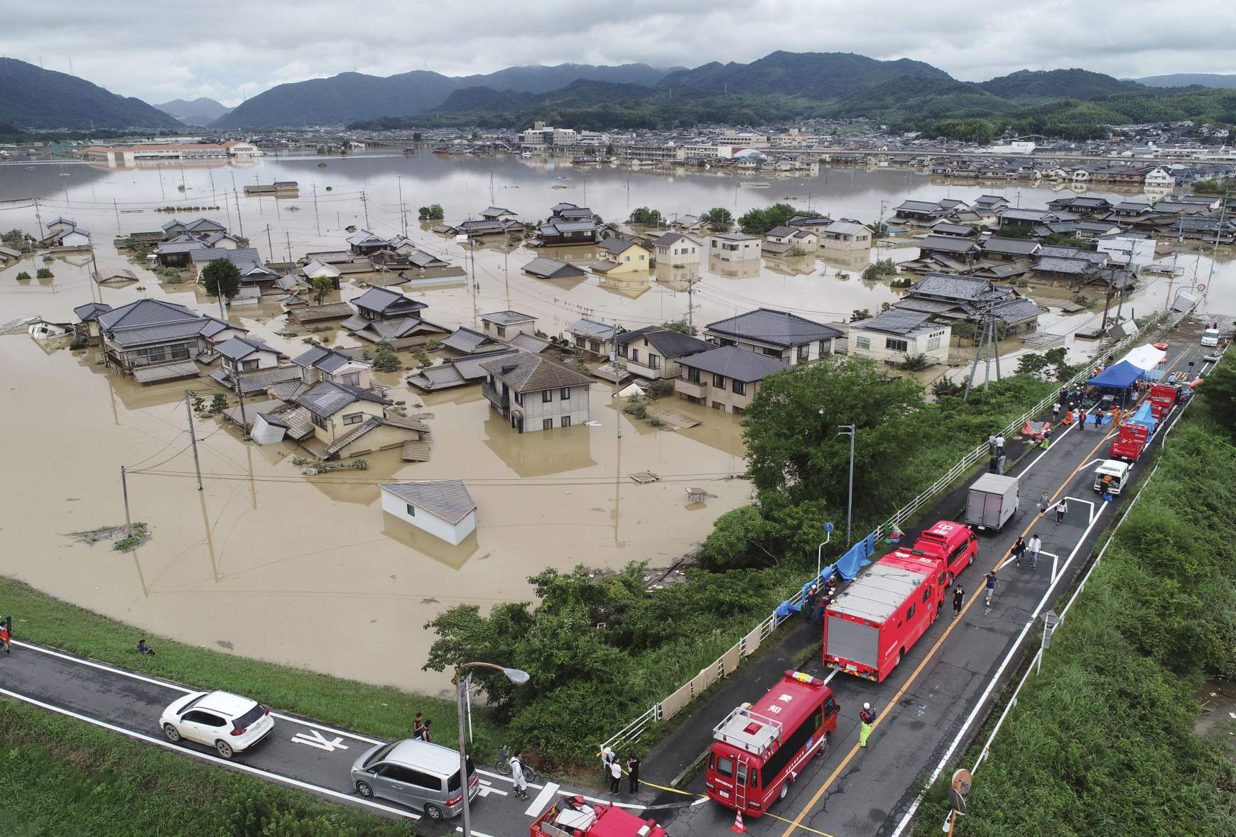Japán, árvíz