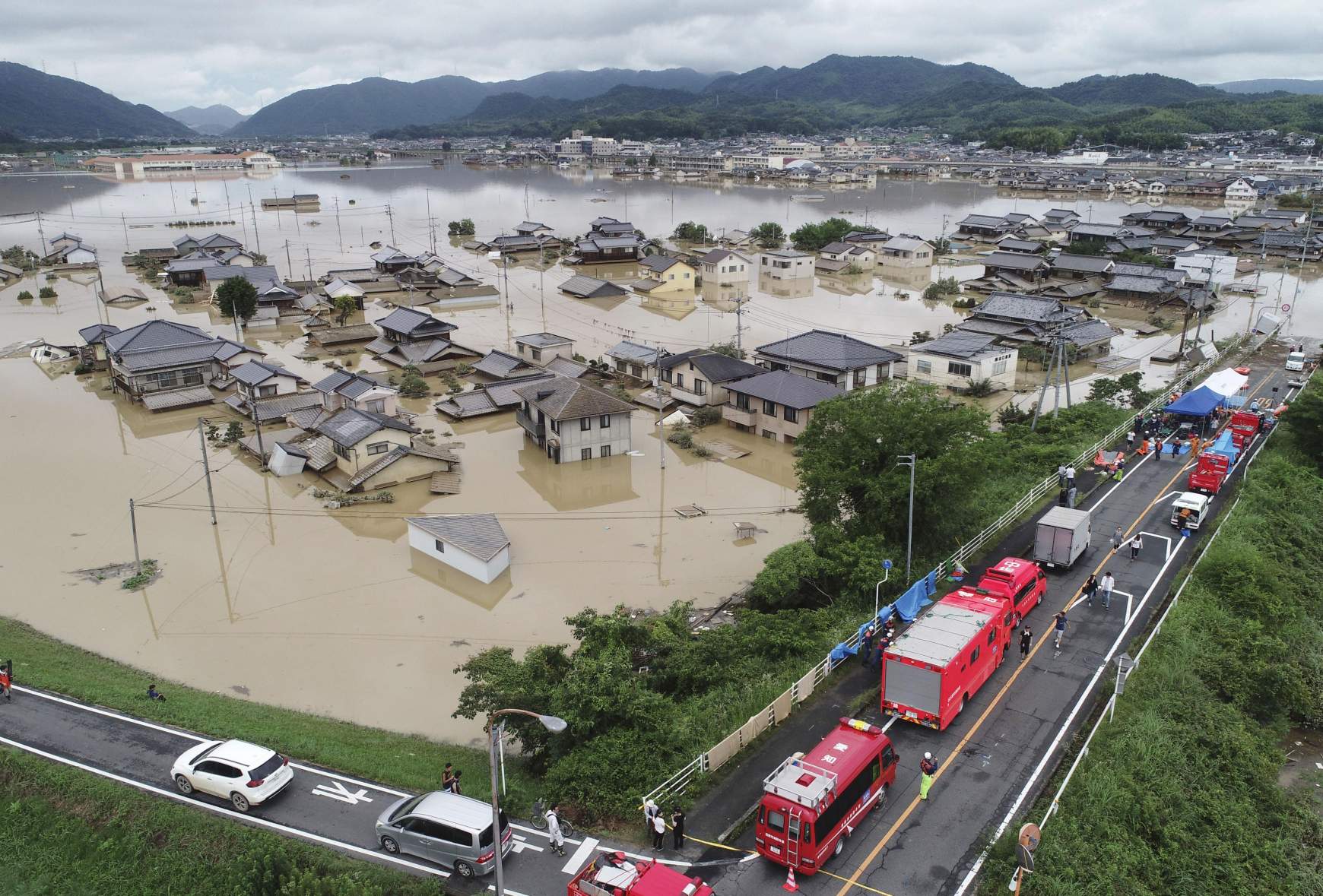 Japán, árvíz Japán, árvíz