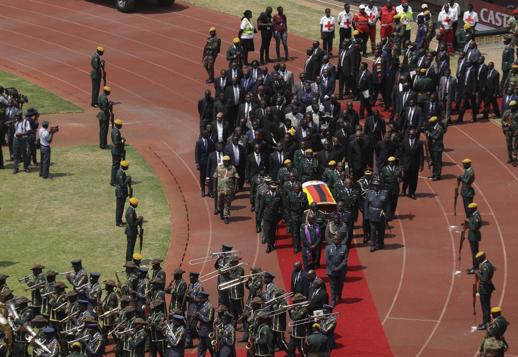 Robert Mugabe temetés