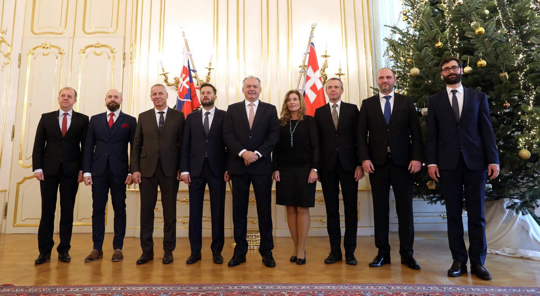 Andrej Kiska - ebéd az elöljárókkal Andrej Kiska - ebéd az elöljárókkal