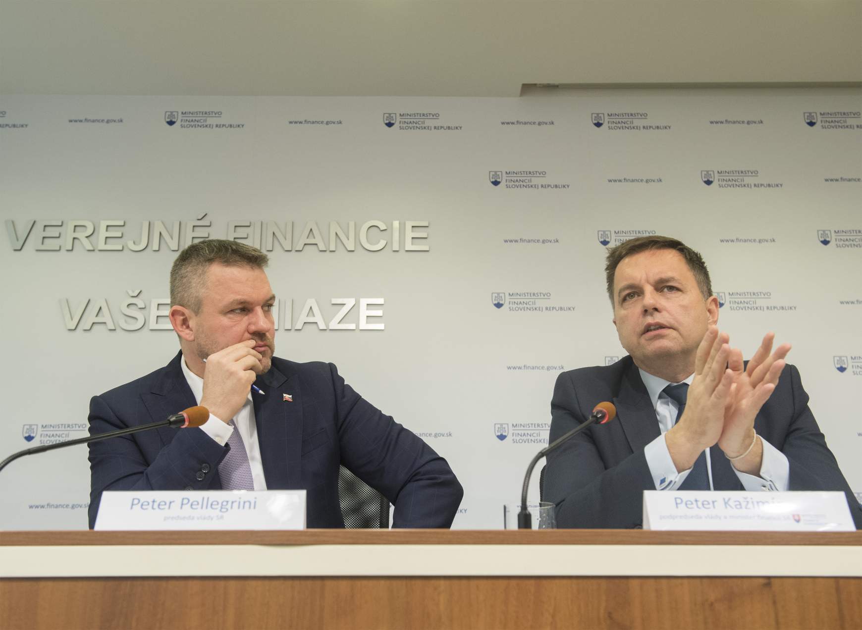 Peter Kažimír, Peter Pellegrini Peter Kažimír, Peter Pellegrini