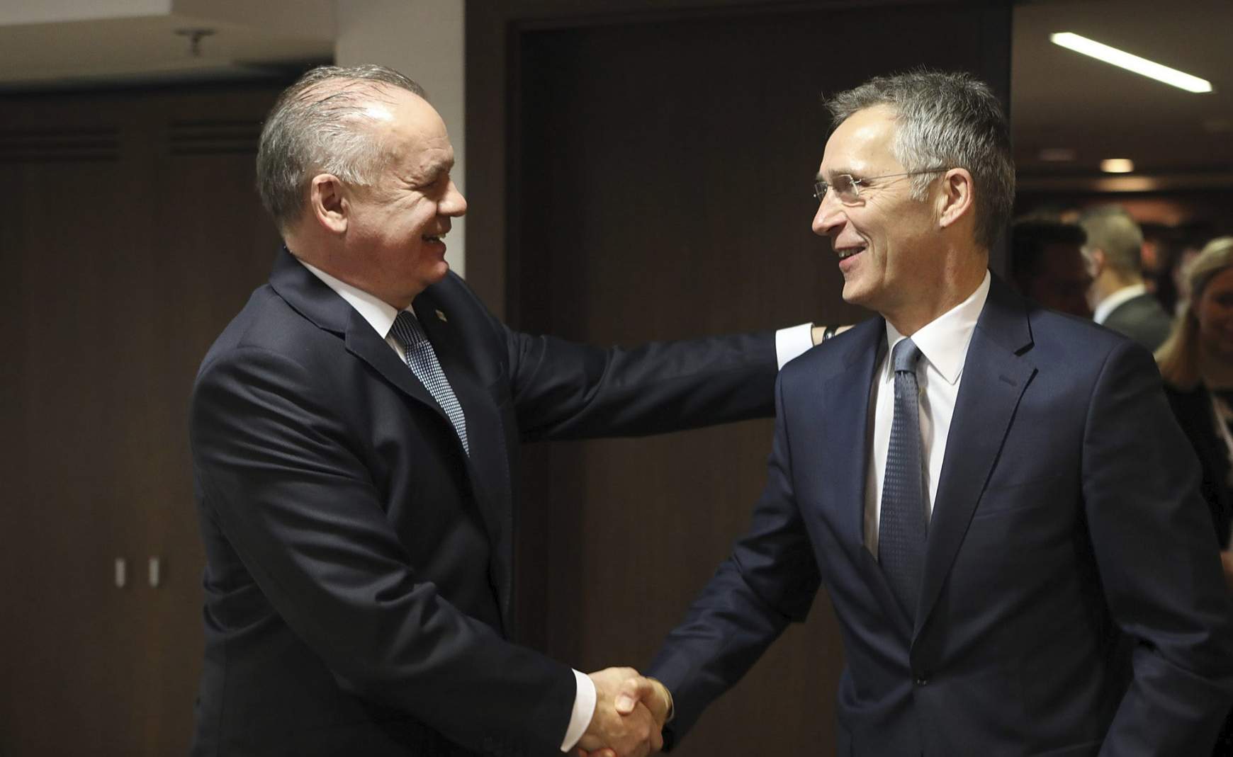 Andrej Kiska Jens Stoltenberg Andrej Kiska Jens Stoltenberg