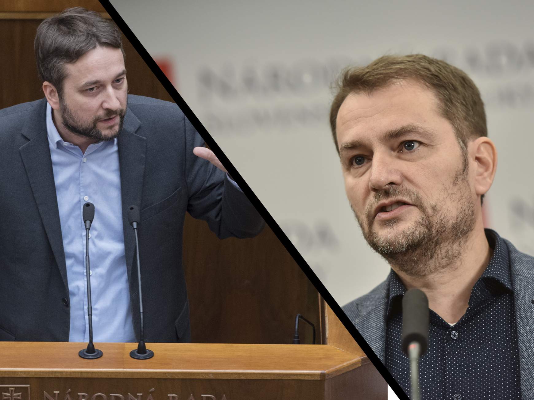 Ľuboš Blaha Igor Matovič Ľuboš Blaha Igor Matovič