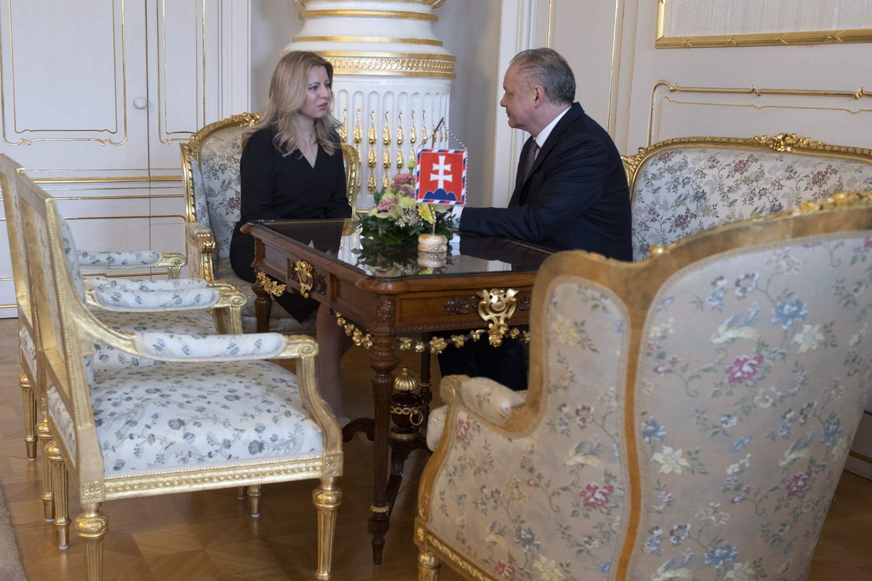 Andrej Kiska, Zuzana Caputová Andrej Kiska, Zuzana Caputová