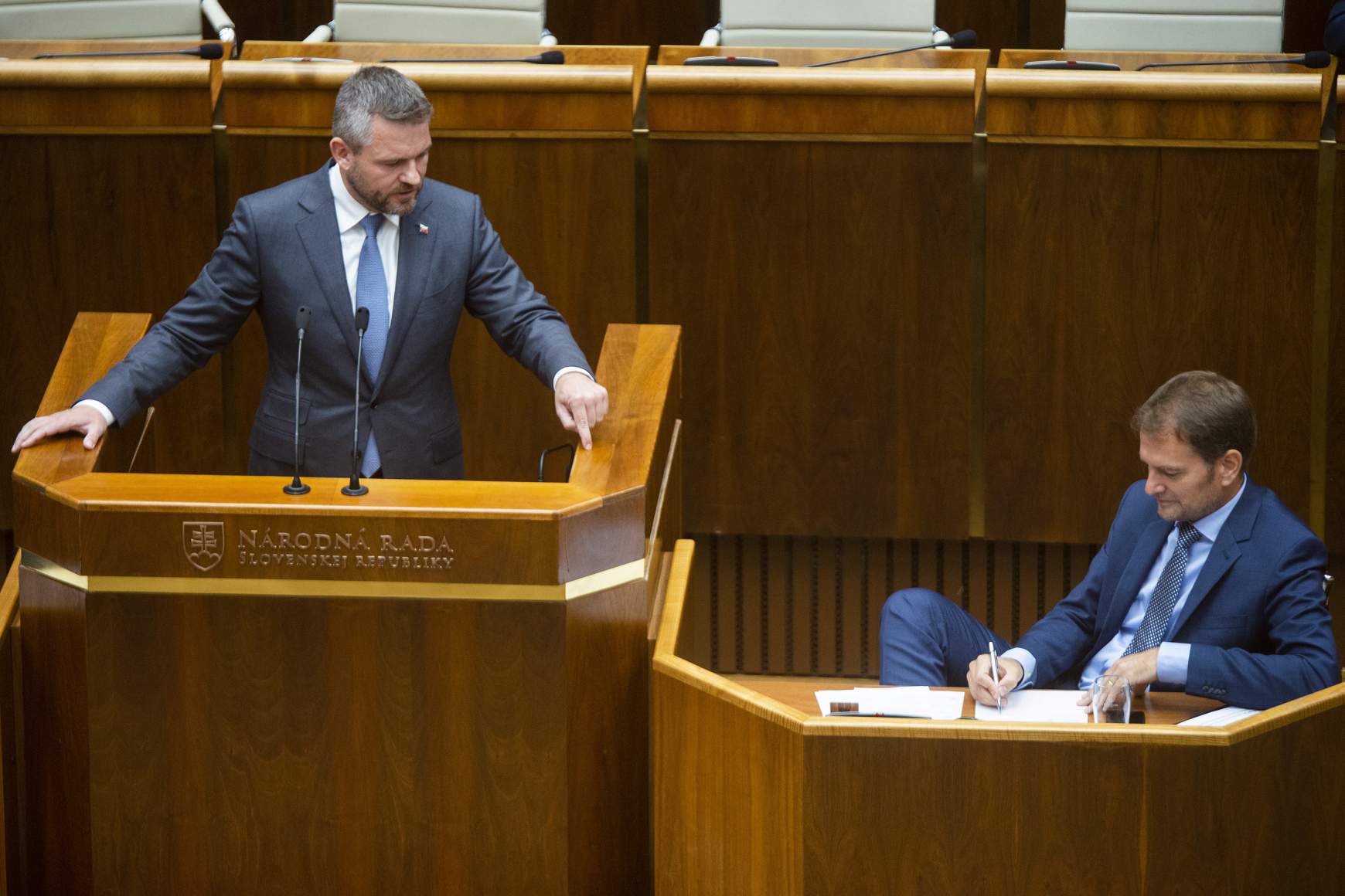 Peter Pellegrini, Igor Matovič Peter Pellegrini, Igor Matovič