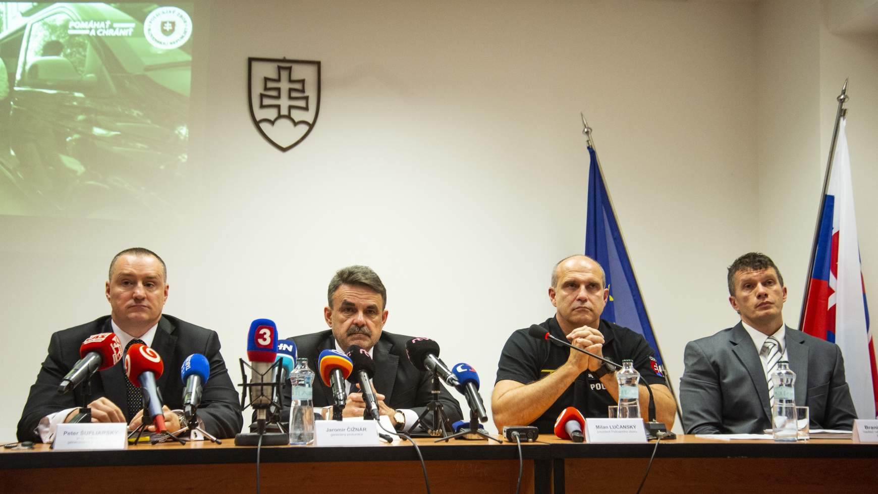 Kuciak-gyilkosság, sajtótájékoztató, Jaromír Čižnár Kuciak-gyilkosság, sajtótájékoztató, Jaromír Čižnár