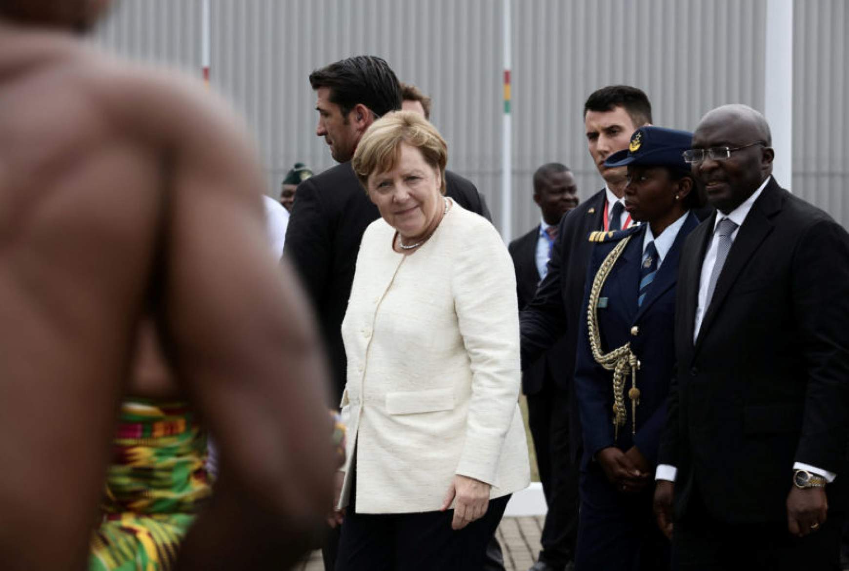 Angela Merkel Ghánában