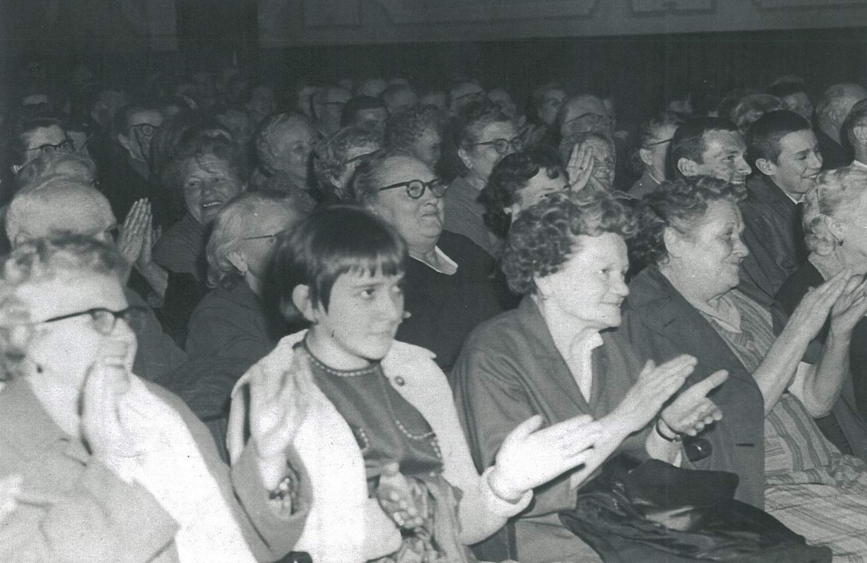 Közönség a Veritasban a XX. század hatvanas éveiben