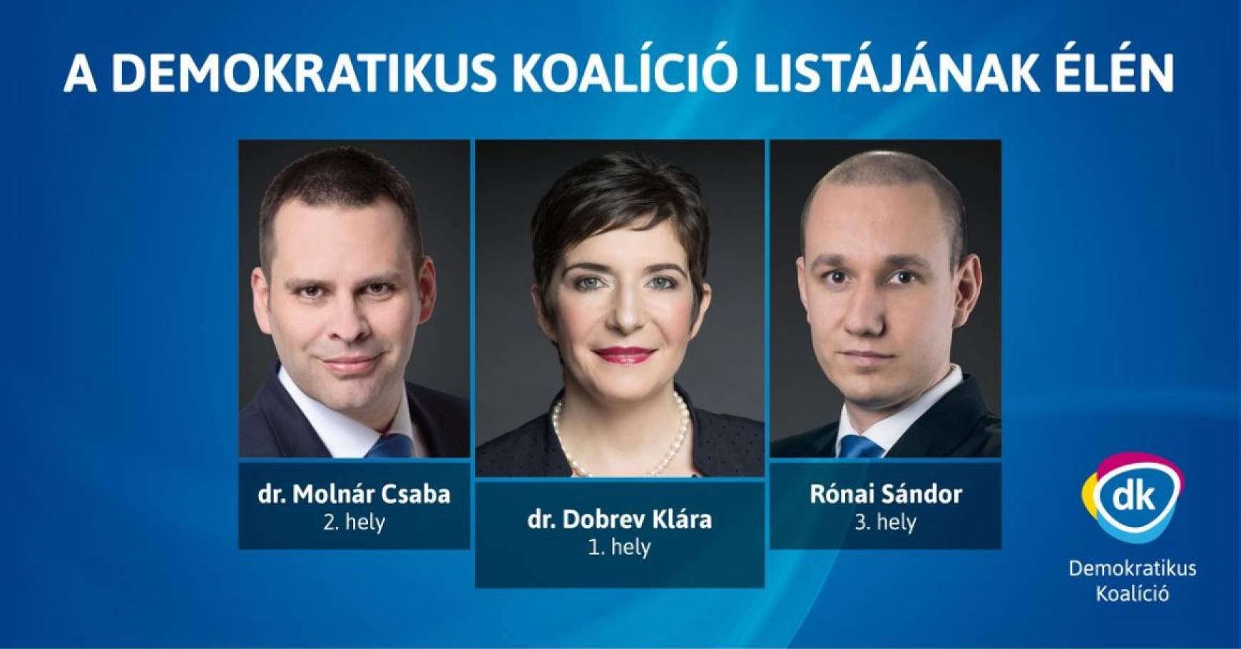 A DK első három jelöltje