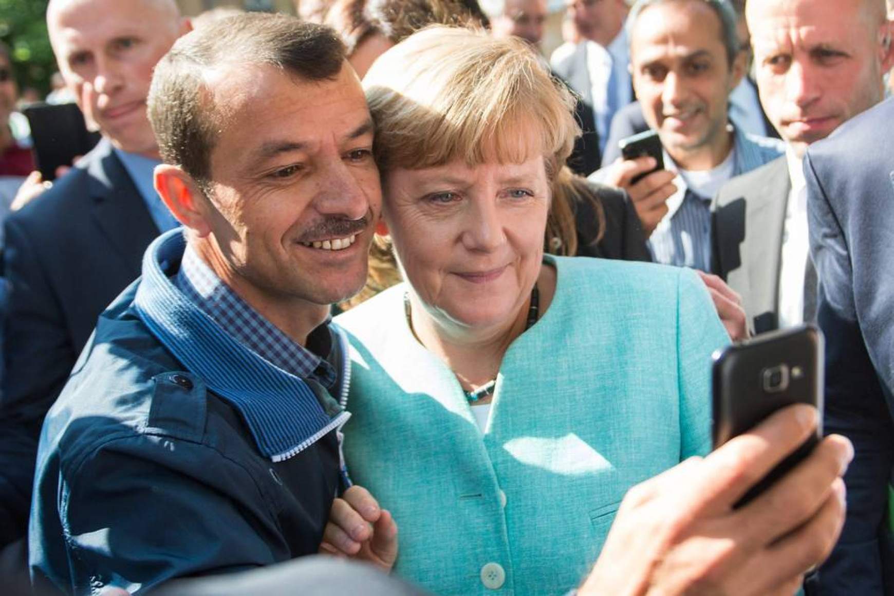 Merkel és a selfie