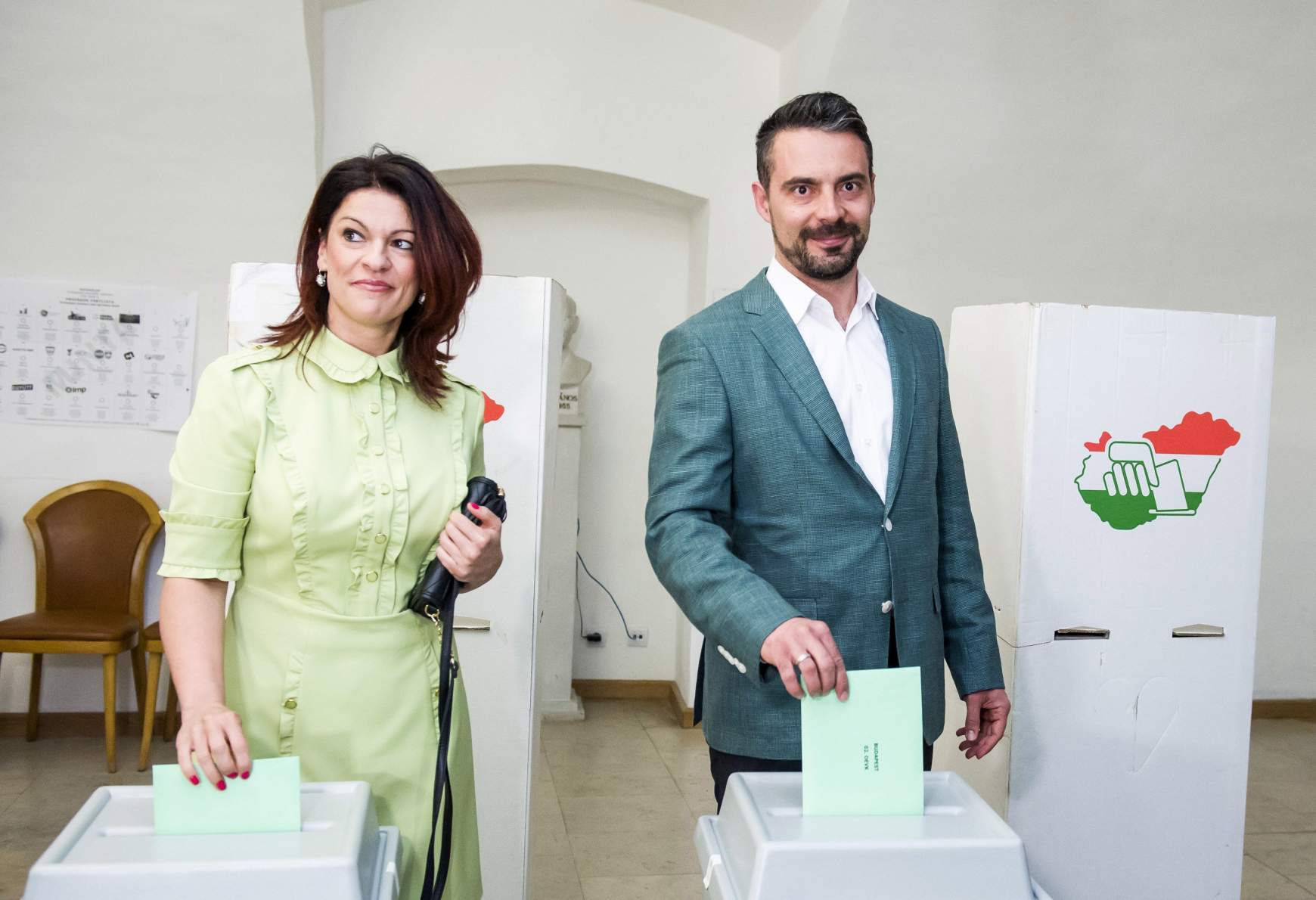 Magyarországi választások 2018 - Vona Gábor és felesége