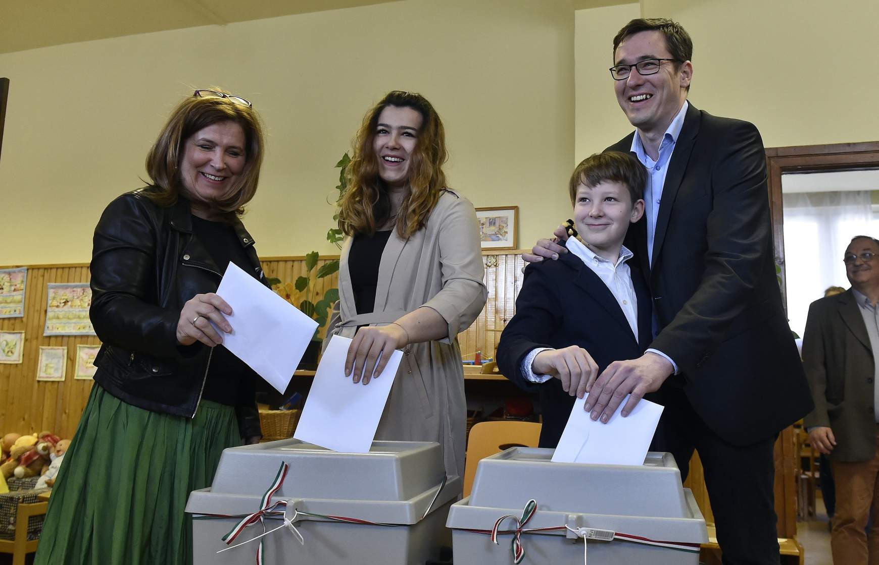 Magyarországi választások 2018 - Karácsony Gergely és családja